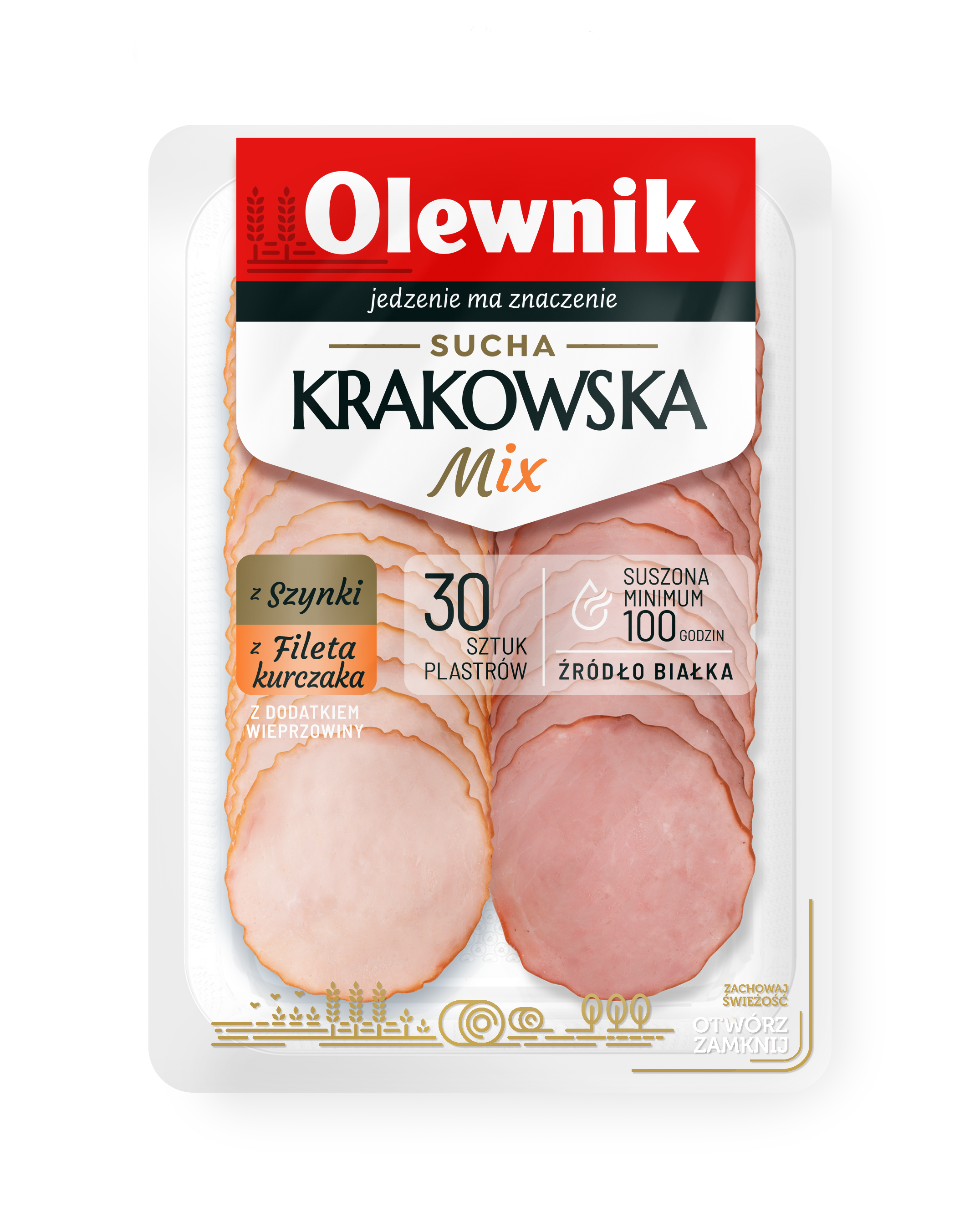 Sucha Krakowska Mix Plastry 80 G Olewnik