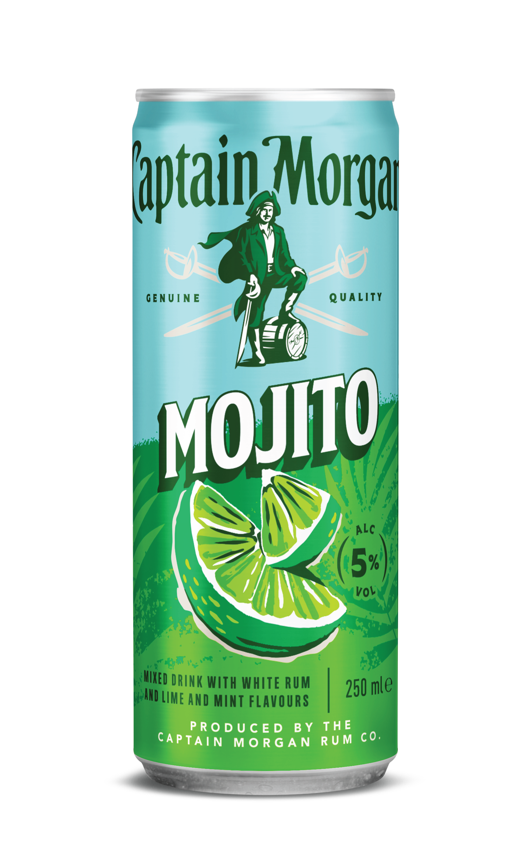Napój Alkoholowy Captain Morgan White Mojito 5% 250 Ml Kaucja