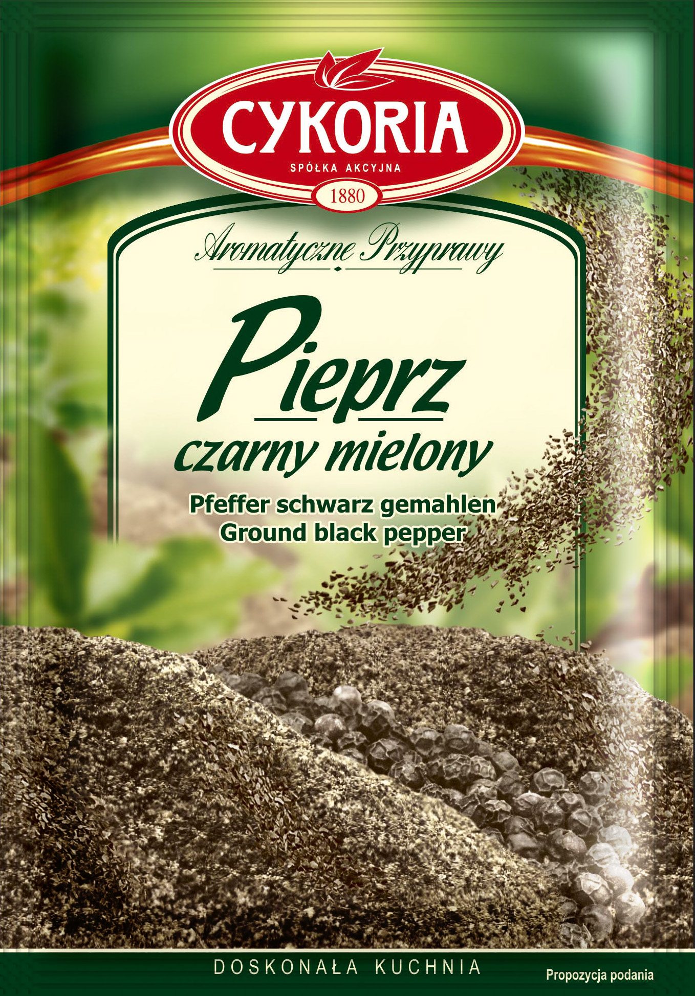 Pieprz Czarny Mielony Cykoria 20G