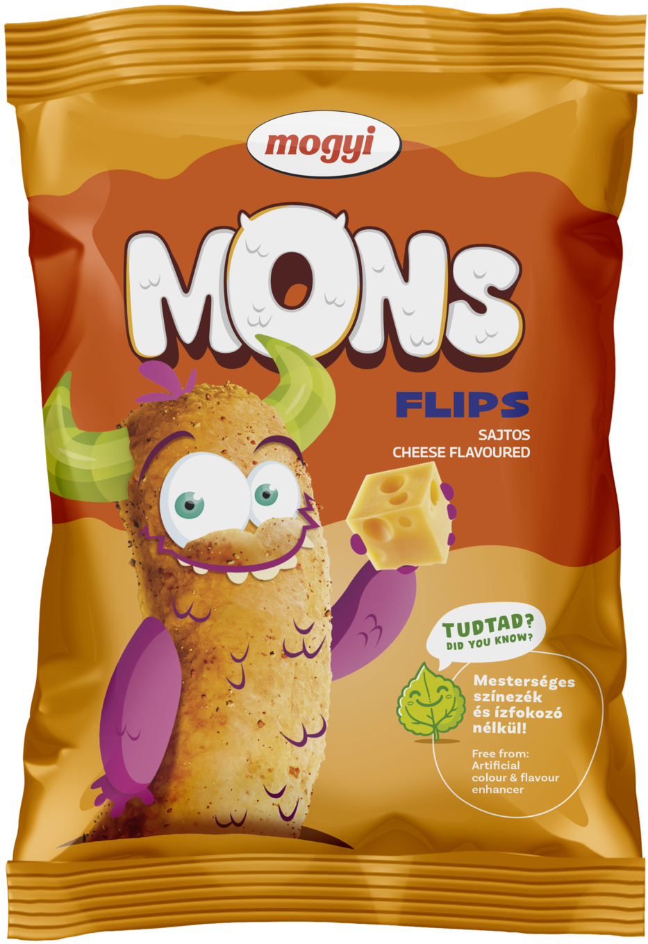 Mons Flips - Chrupki O Smaku Serowym 40G