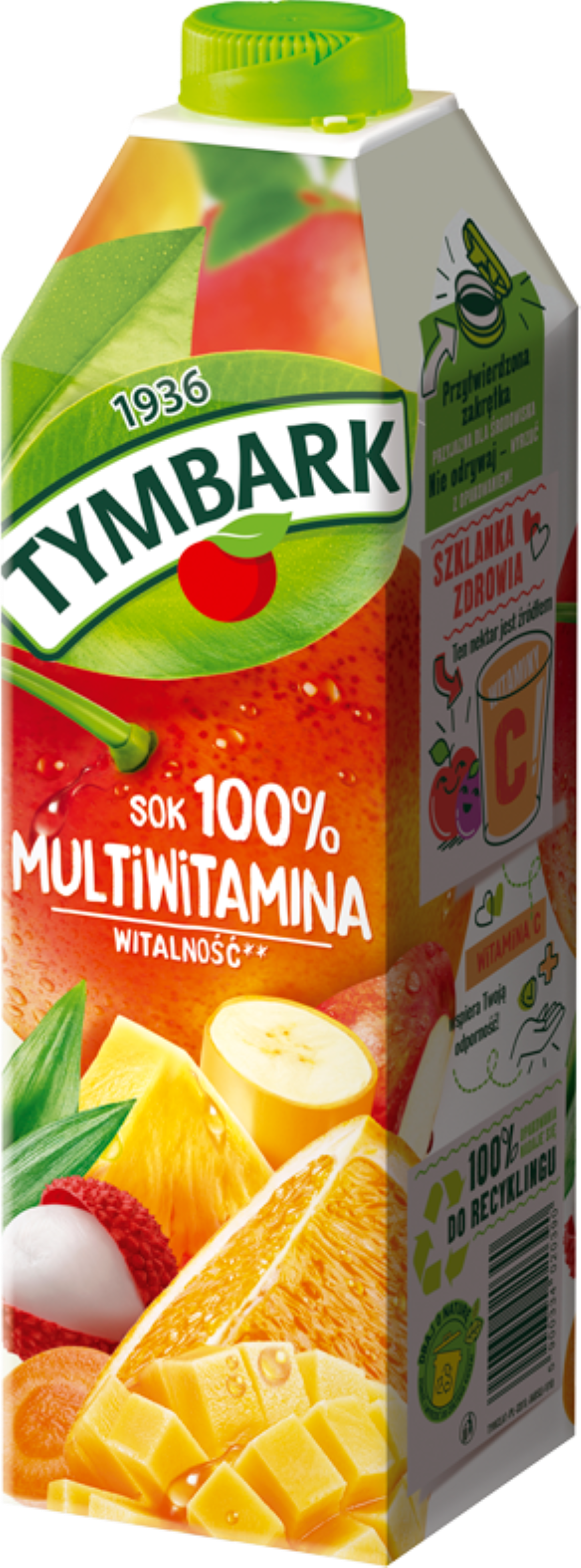 Tymbark Multiwitamina Sok 100% 1 L