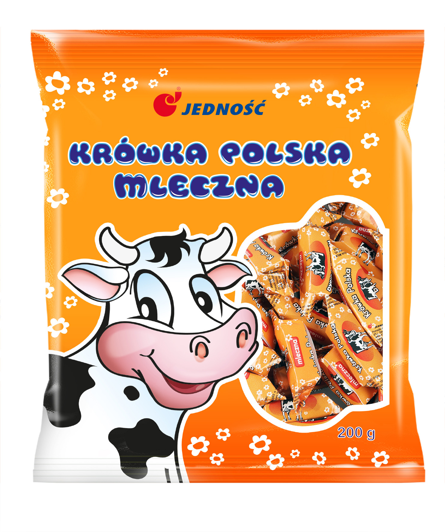 Krówka Polska Mleczna 200 G Jedność