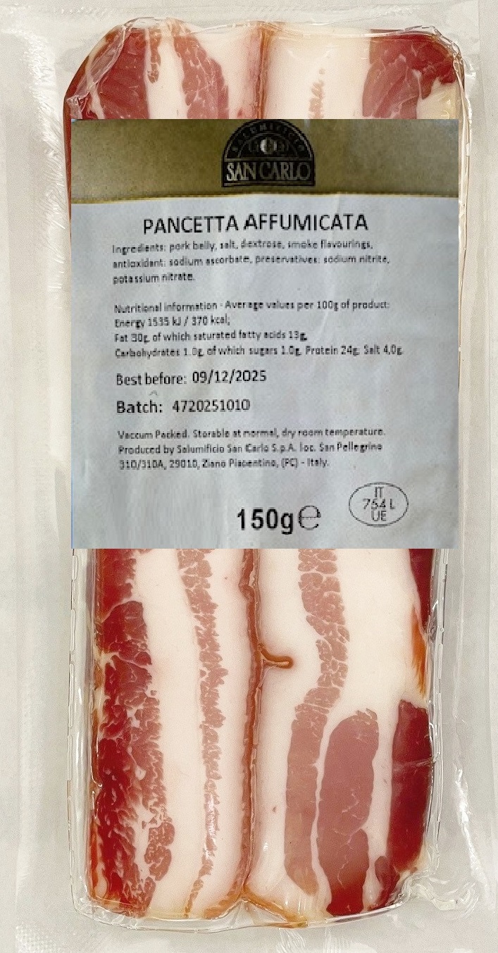 Pancetta Wędzona 150G San Carlo