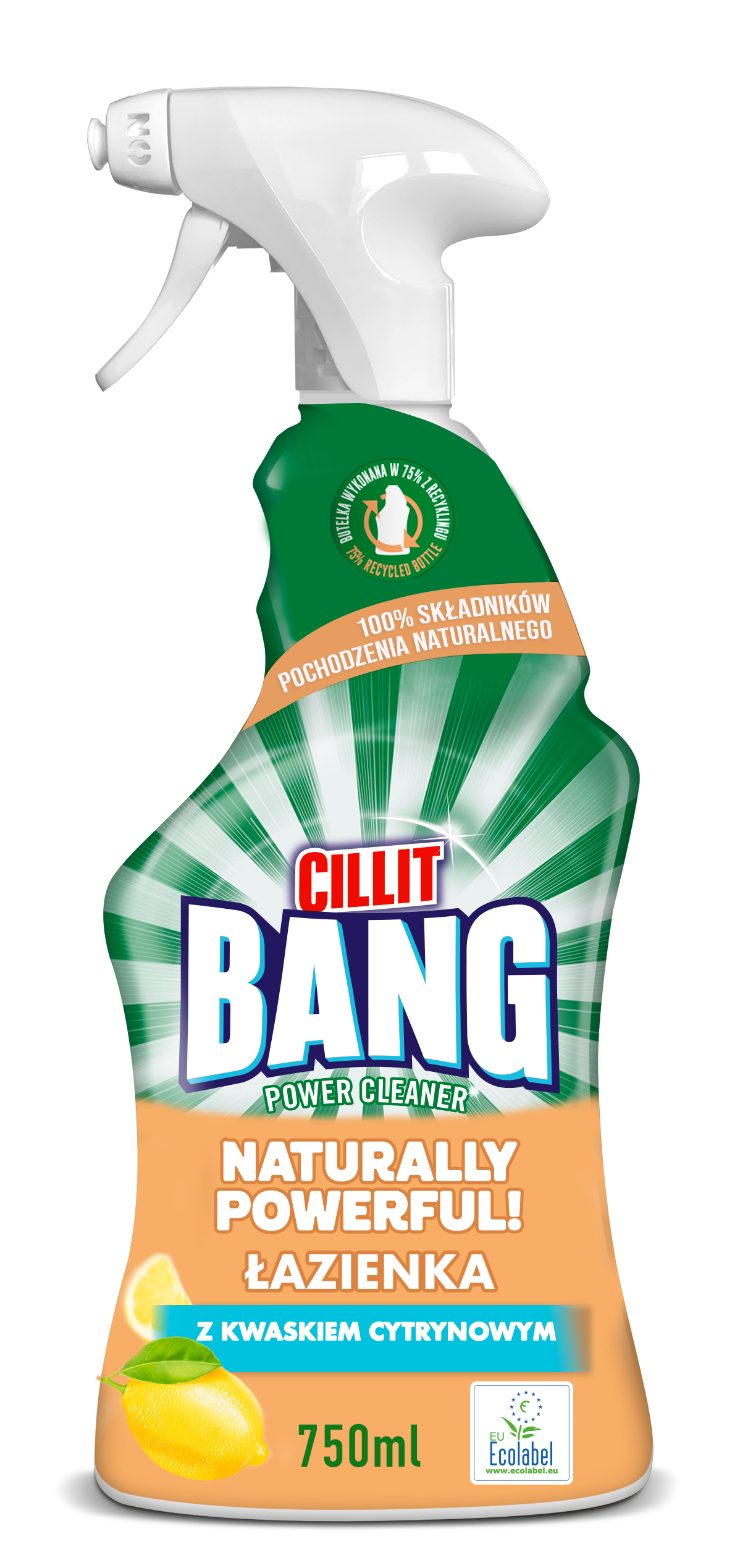Cillit Bang Naturally Powerful Łazienka 750Ml