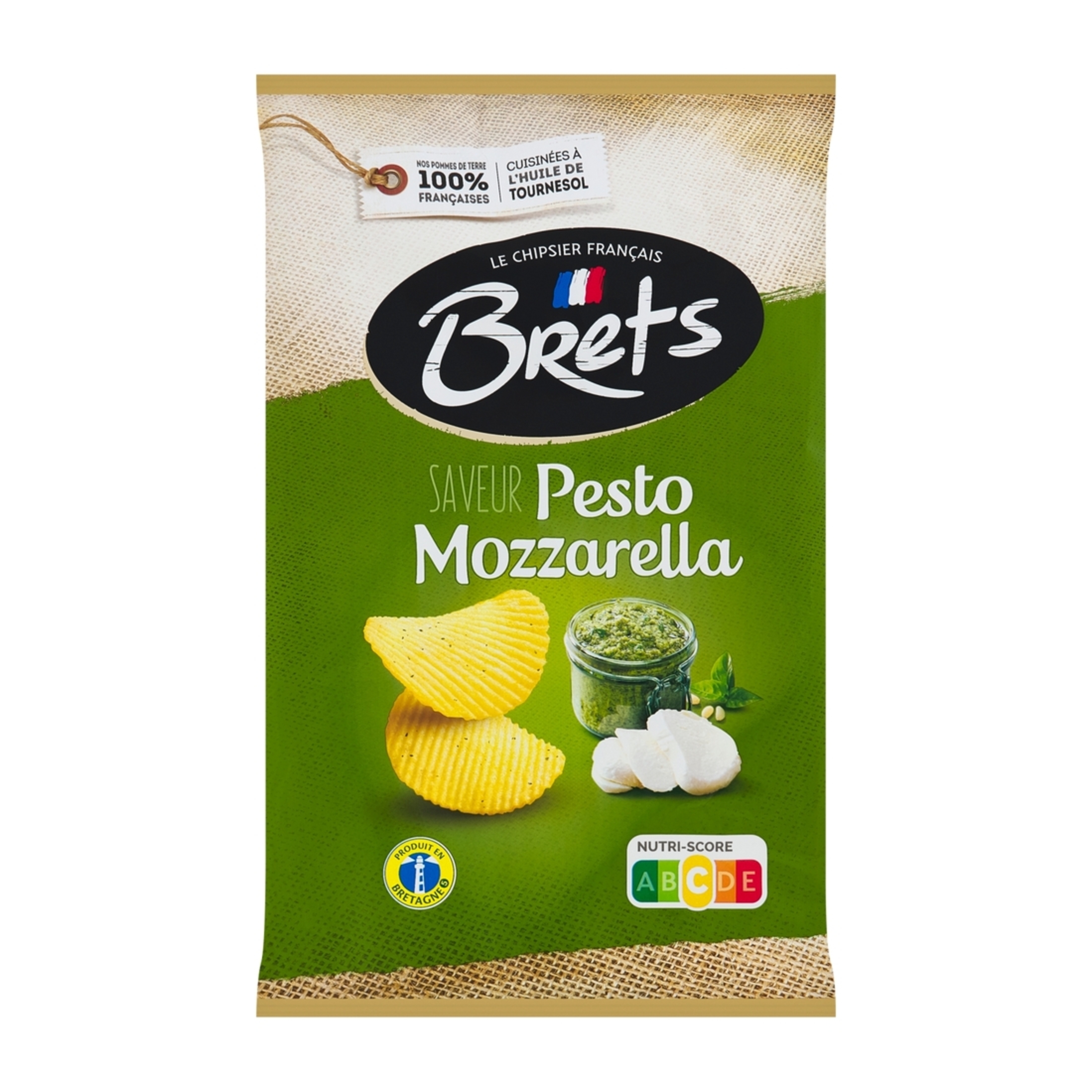 Bre Chipsy Pesto Mozzarella 125G