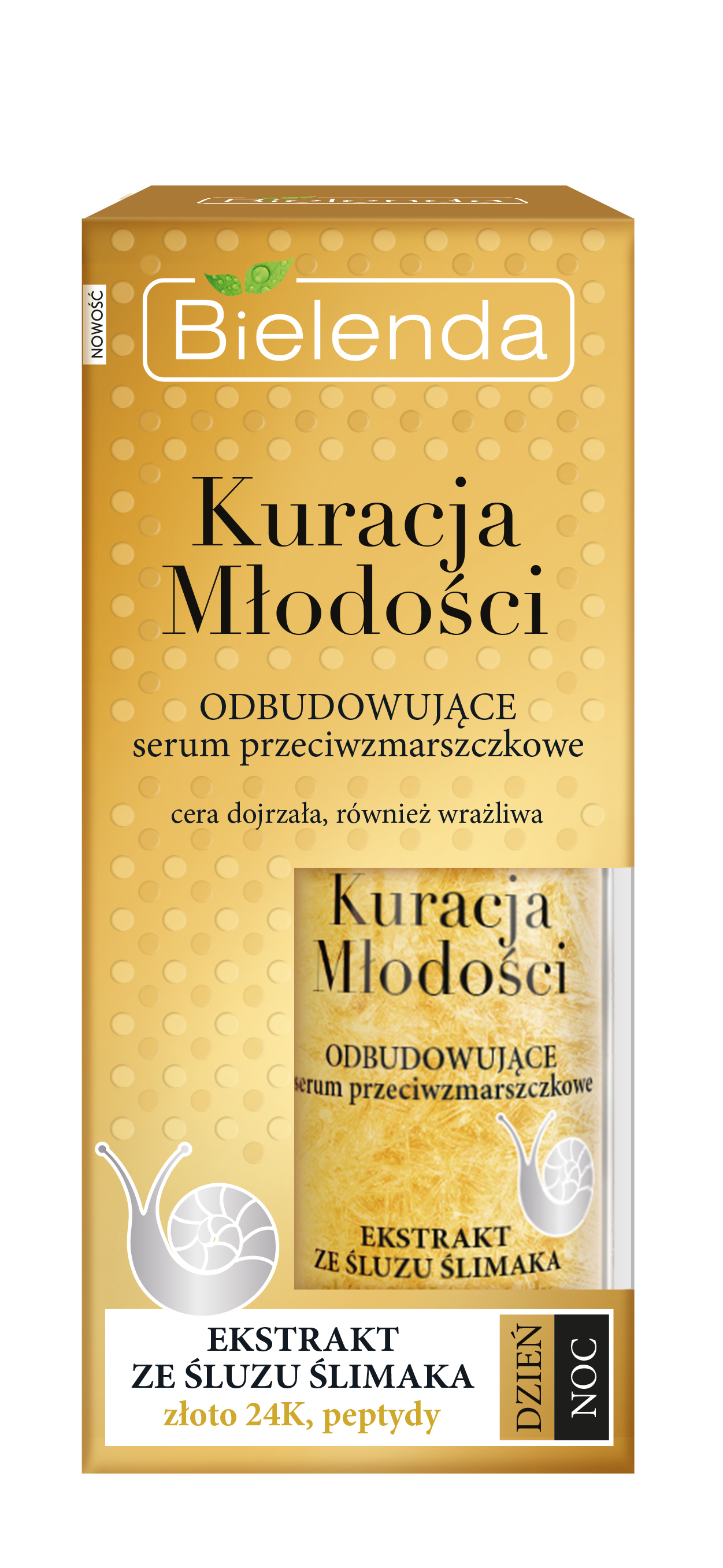 Bielenda Kuracja Młodości Odbudowujące Serum Przeciwzmarszczkowe Dzień/ Noc 30 Ml
