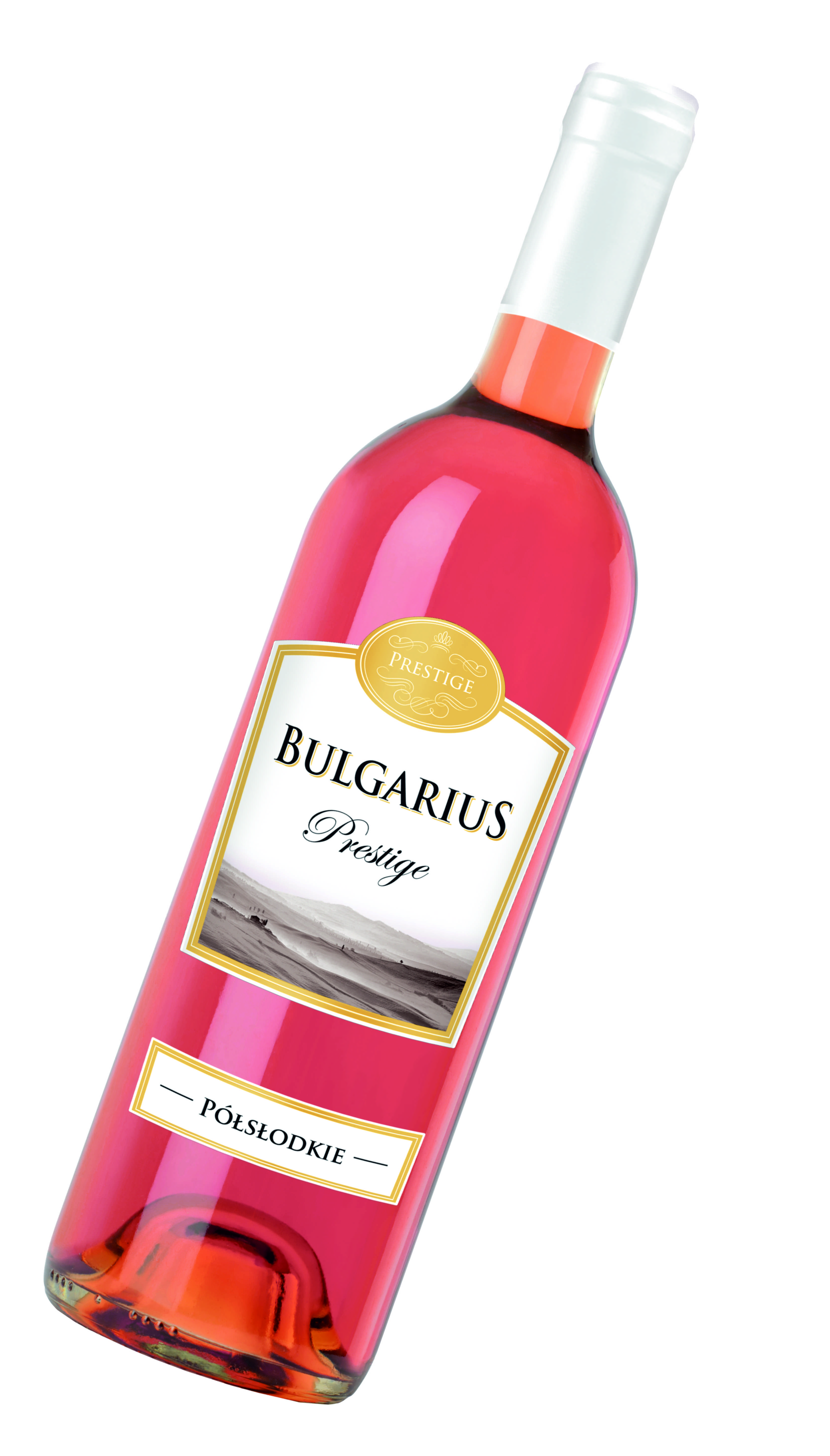 Bulgarius Różowy Półsłodki 750 Ml 11%