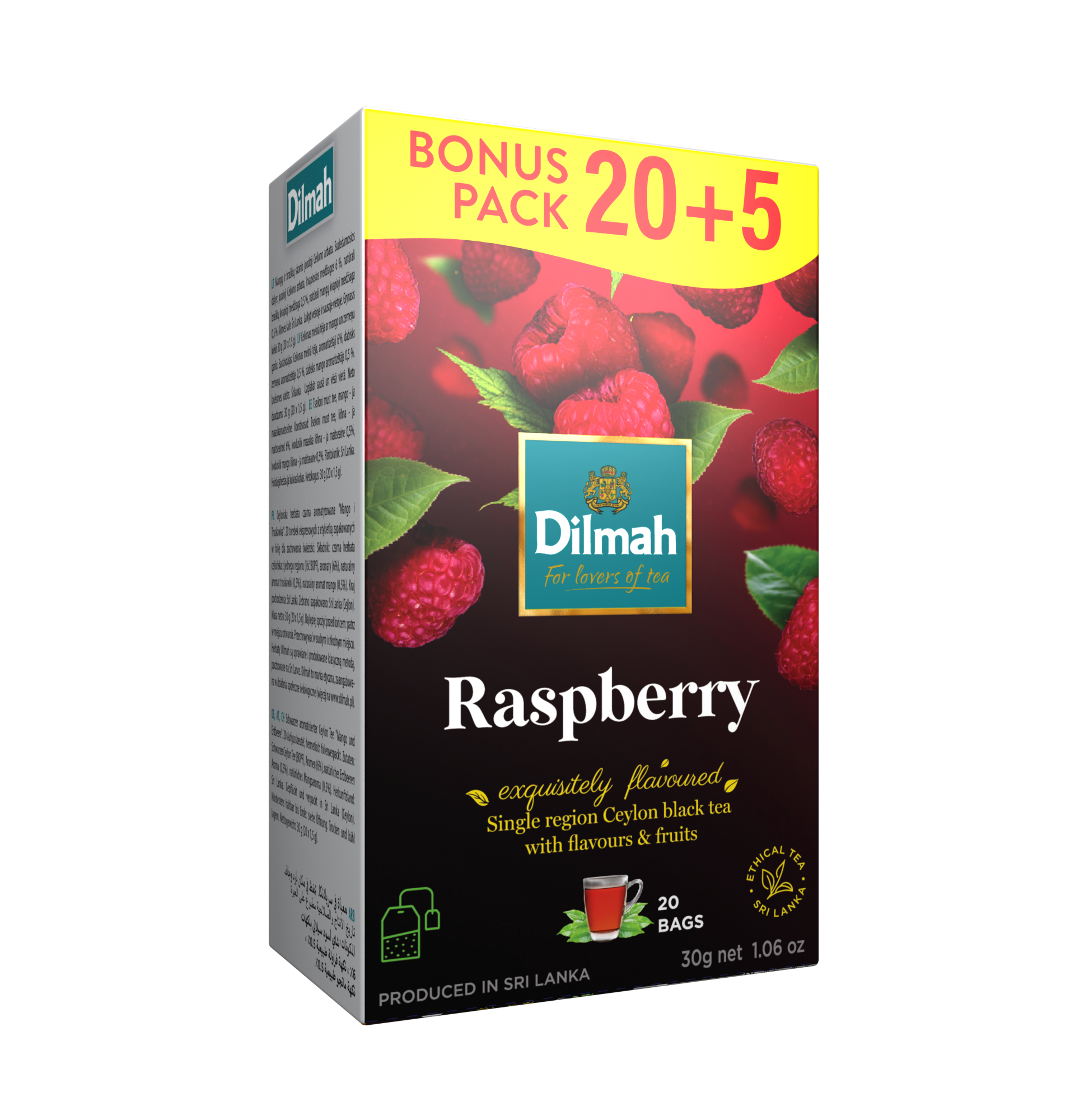 Dilmah Raspberry [20 + 5 X1,5G]