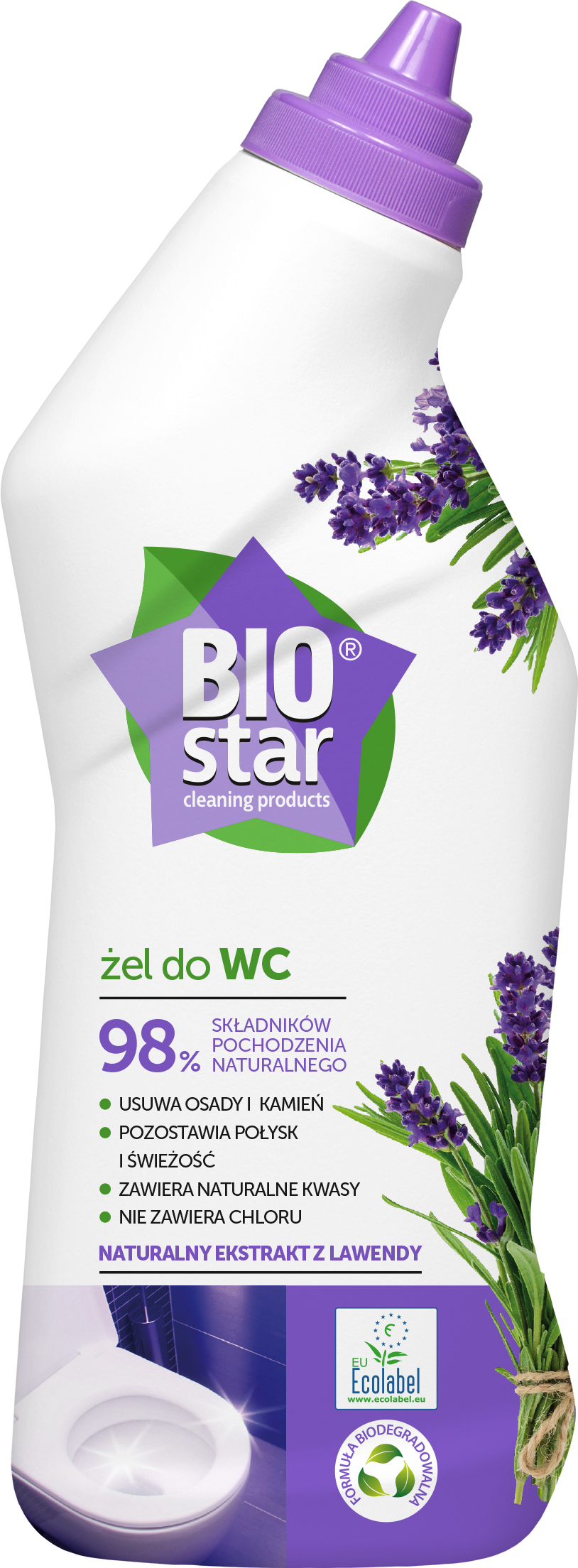 Biostar Cleaning Products Żel Do Wc I Innych Powierzchni Sanitarnych 750 Ml