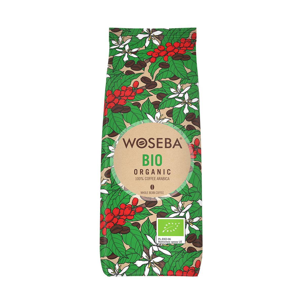 Woseba Bio Organic Kawa Ziarnista 500G