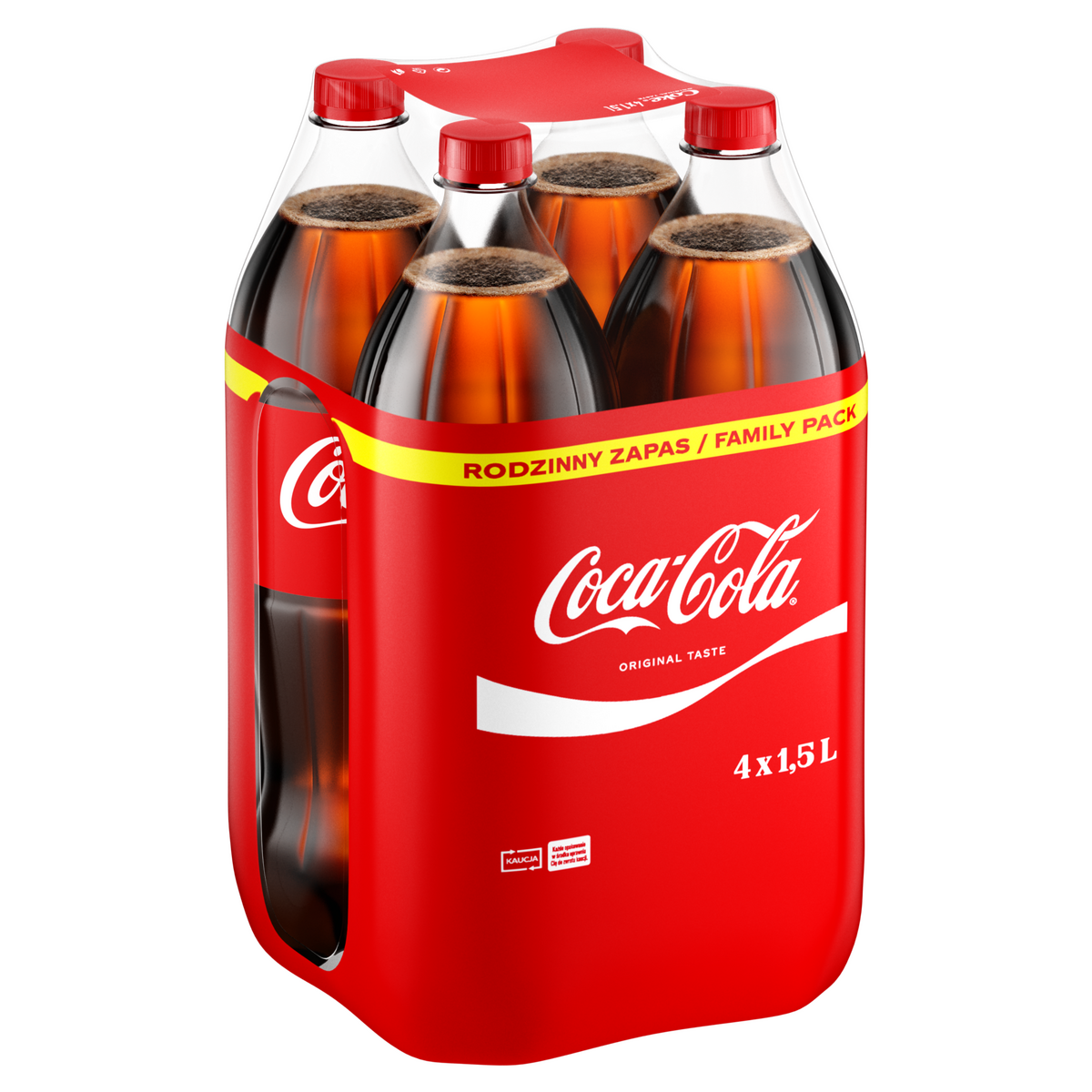 Coca Cola 4 X 1,5 L - Kaucja