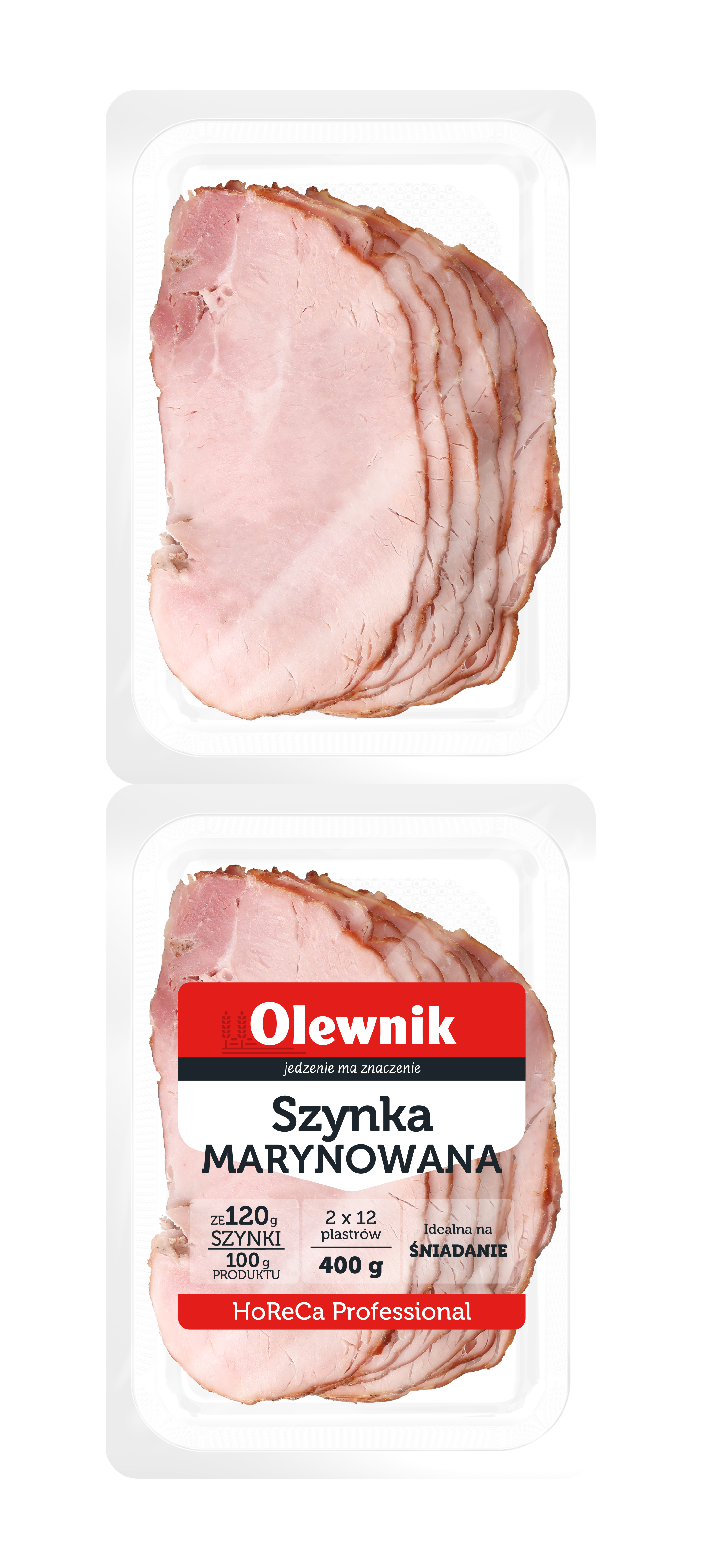 Szynka Marynowana Plastry 400 G Olewnik