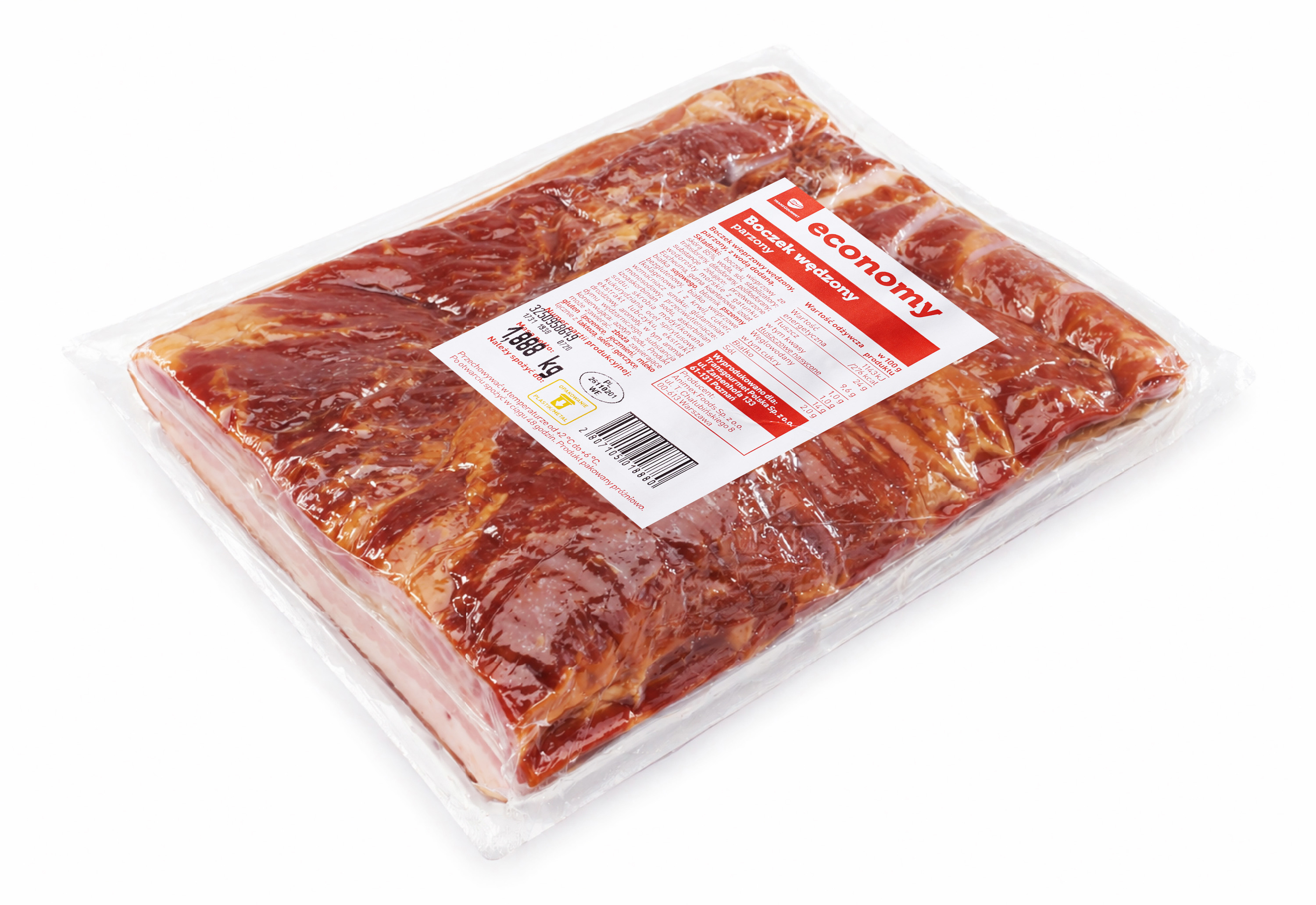 Tge Boczek Wędzony Parzony Ok. 2 Kg