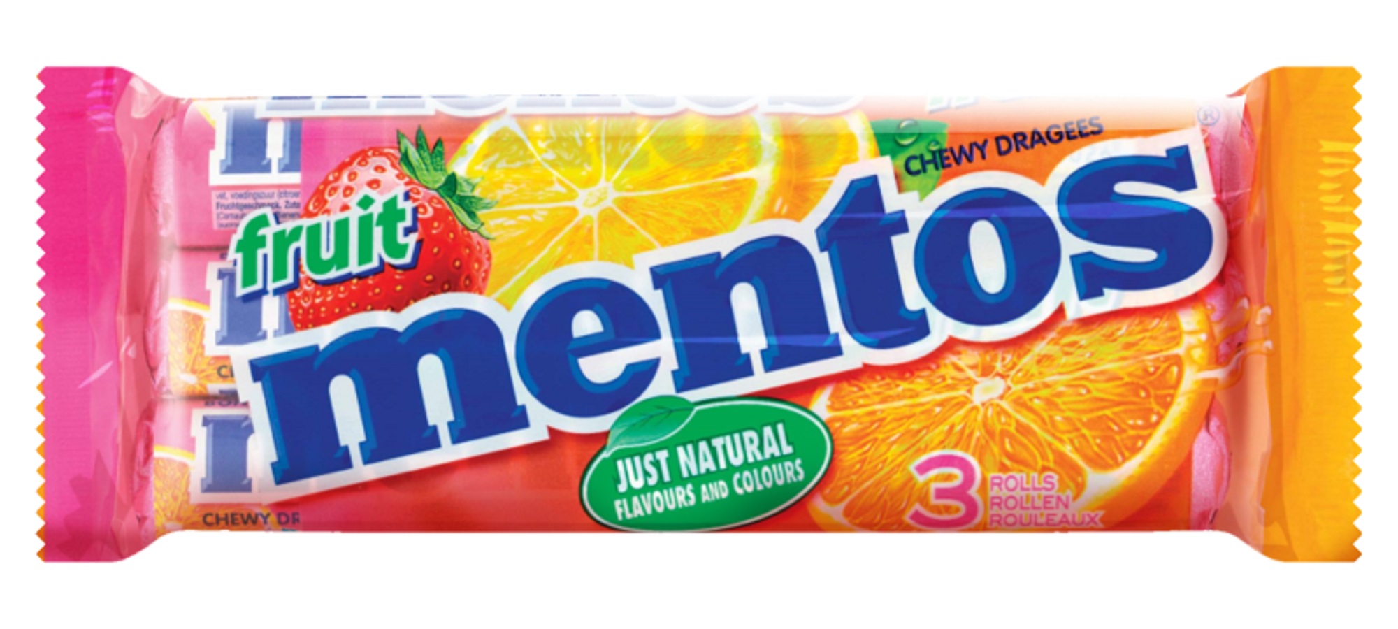 Mentos Fruit 3Pack 114G