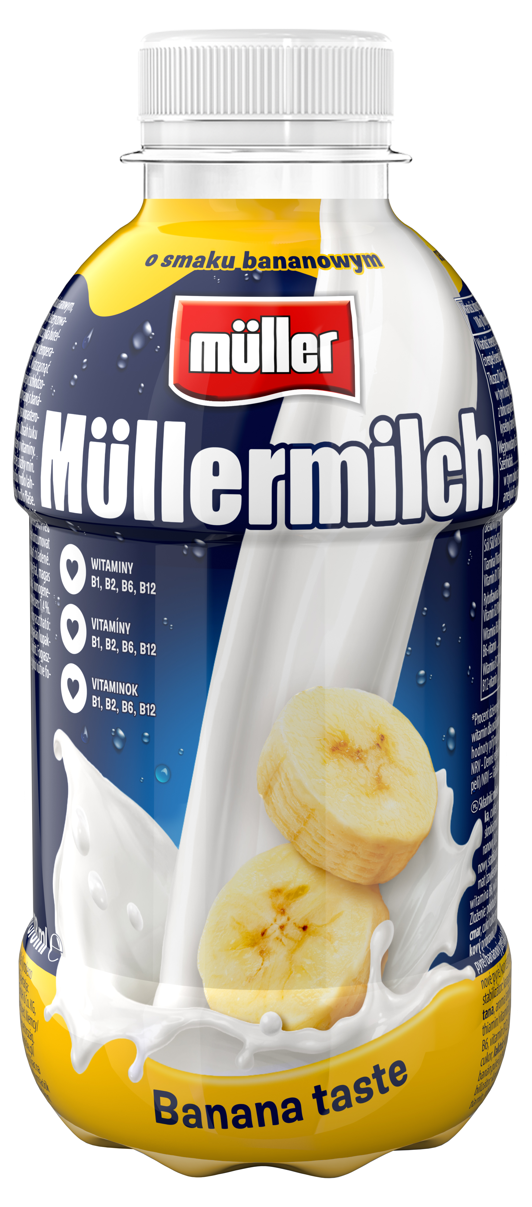 Müllermilch Napój Mleczny O Smaku Bananowym 400G