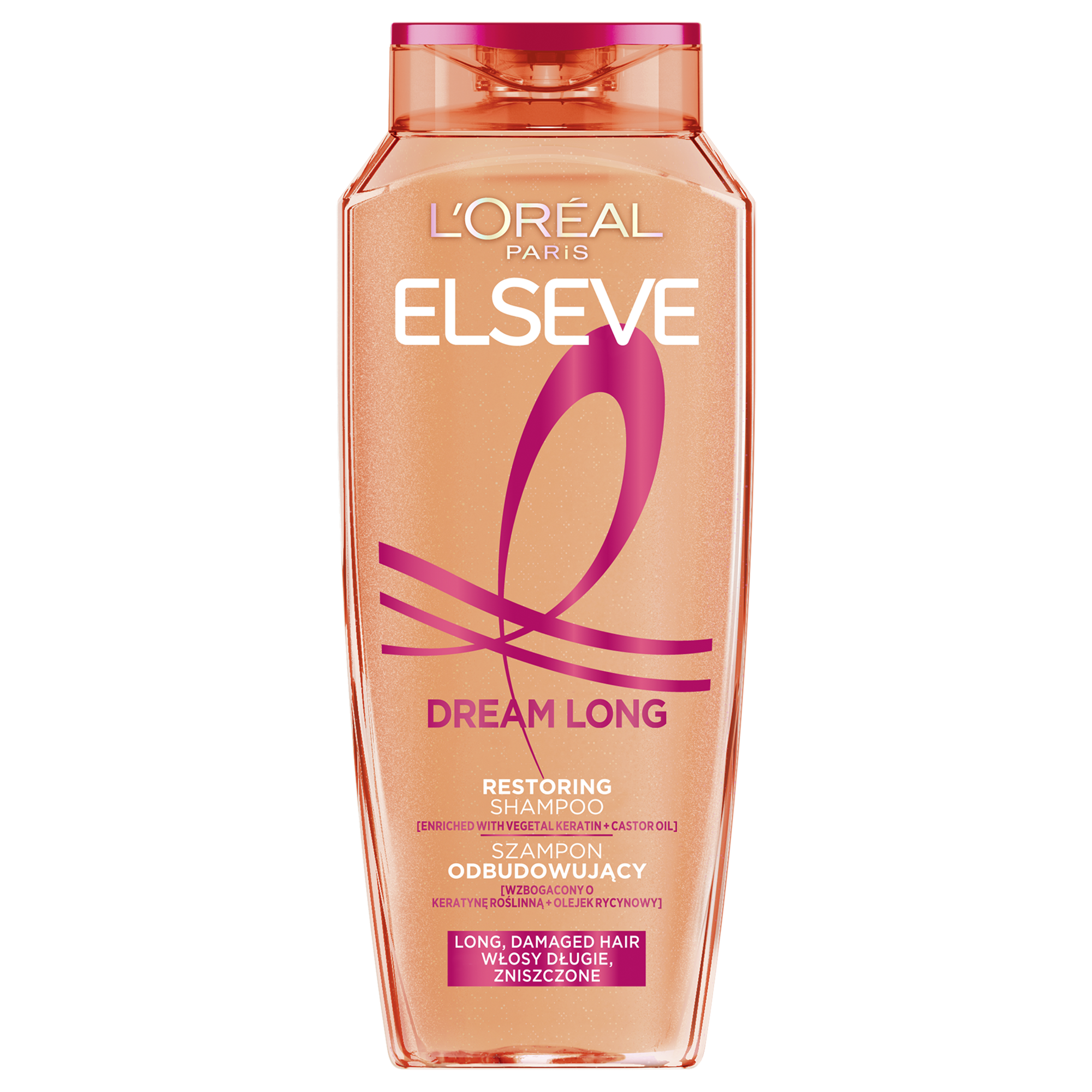 L`Oreal Paris Elseve Dream Long Szampon Odbudowujący Dla Włosów Długich I Zniszczonych 400 Ml