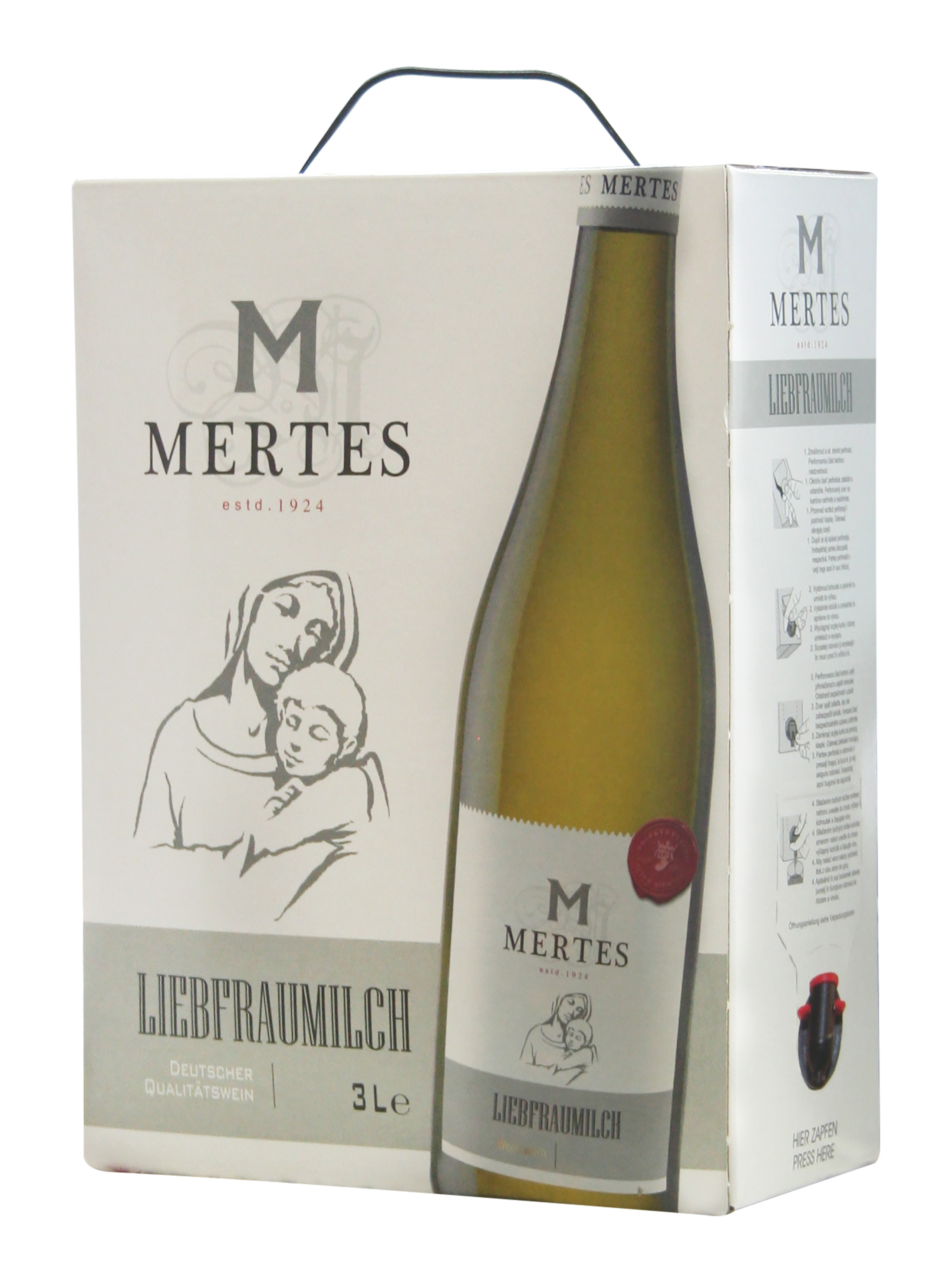 Liebfraumilch Wino Białe 3,00 L