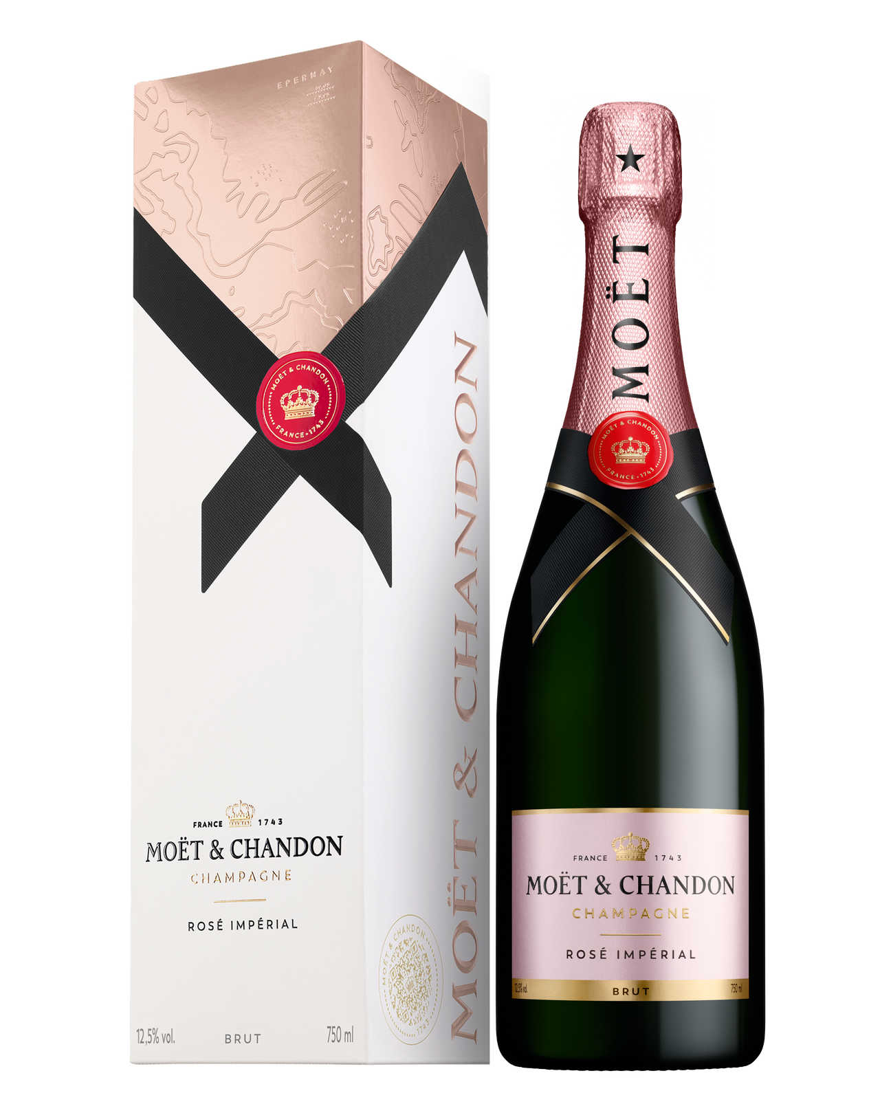 Moët & Chandon Brut Rose 12% 0,75L W Kartoniku