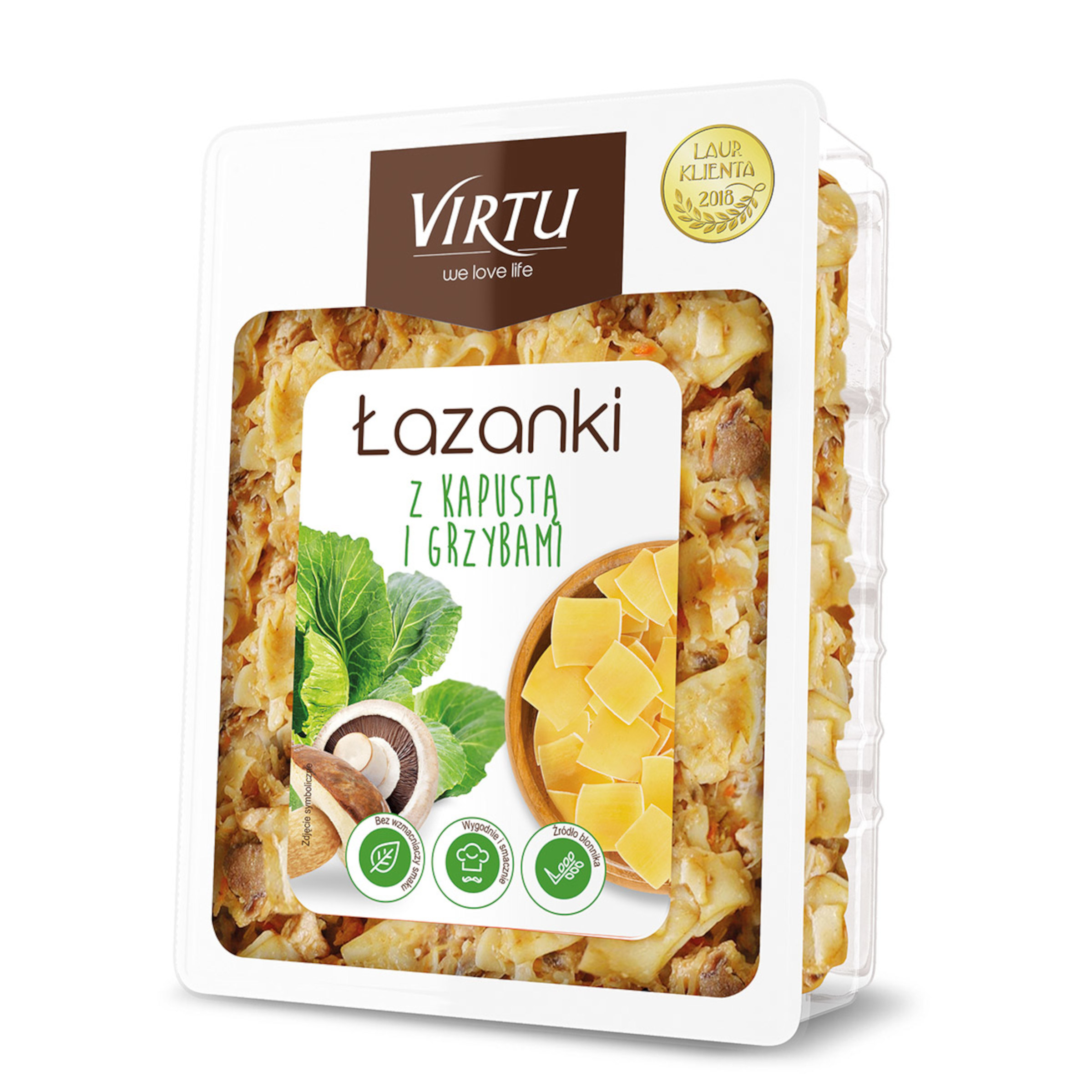 Łazanki Z Kapustą I Grzybami Virtu 400 G