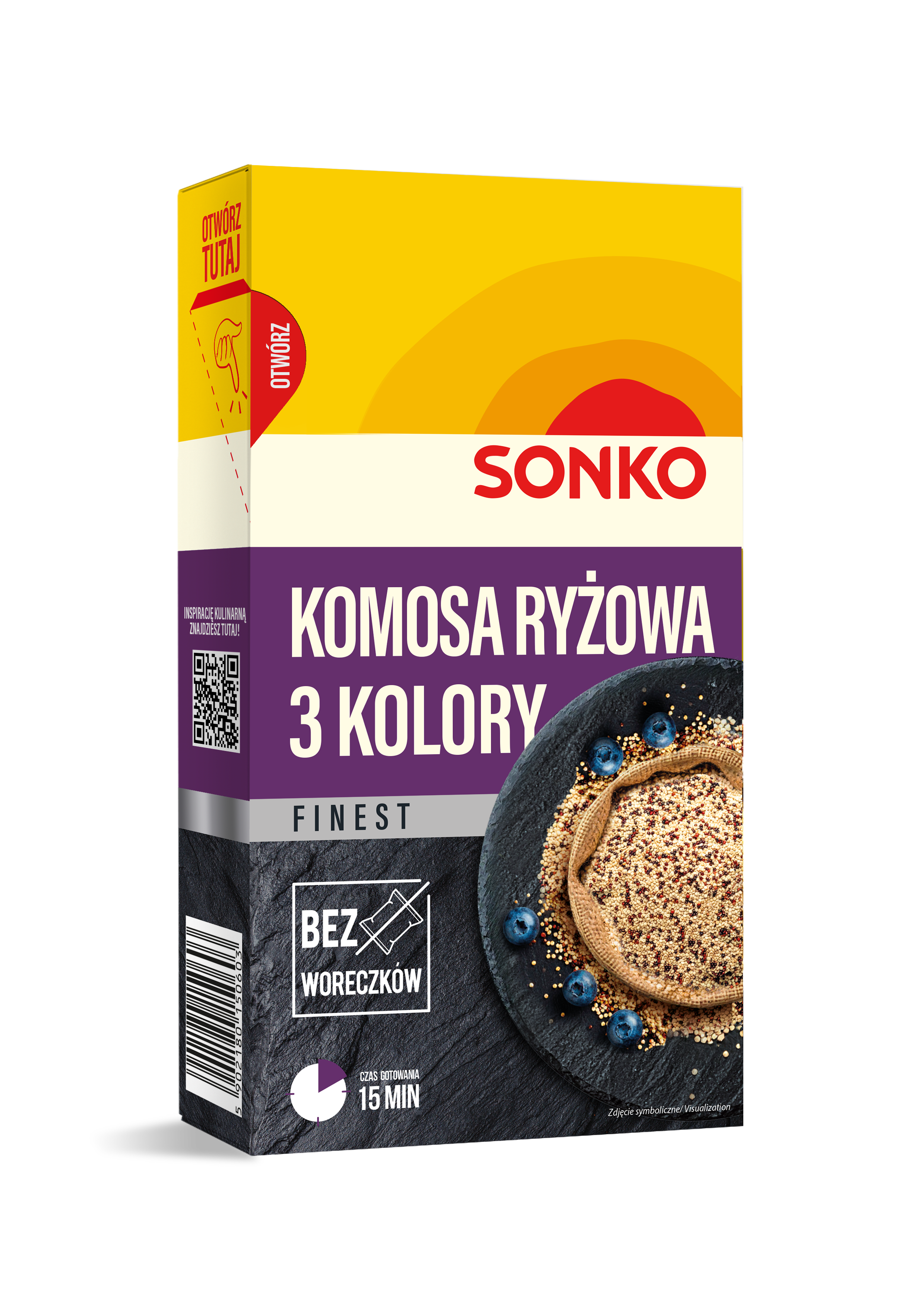 Sonko Finest Komosa Ryżowa 3 Kolory 300 G