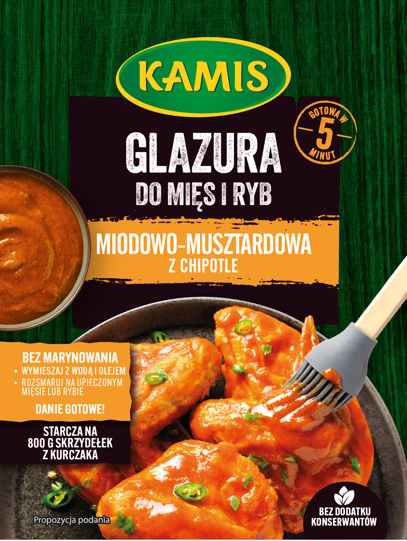 Kamis Glazura Miodowo-Musztardowa 20G