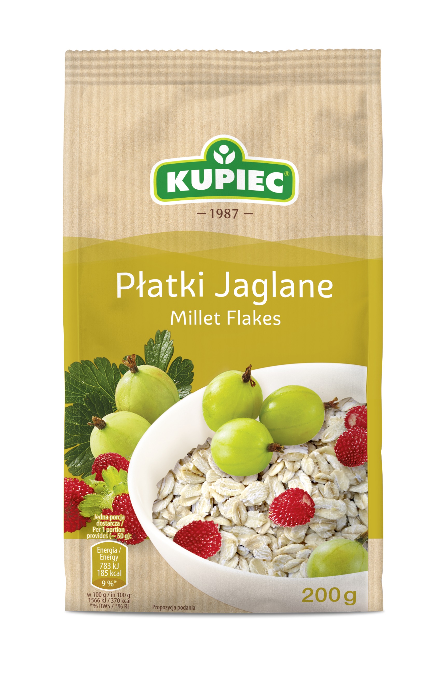Kupiec Płatki Jaglane 200G