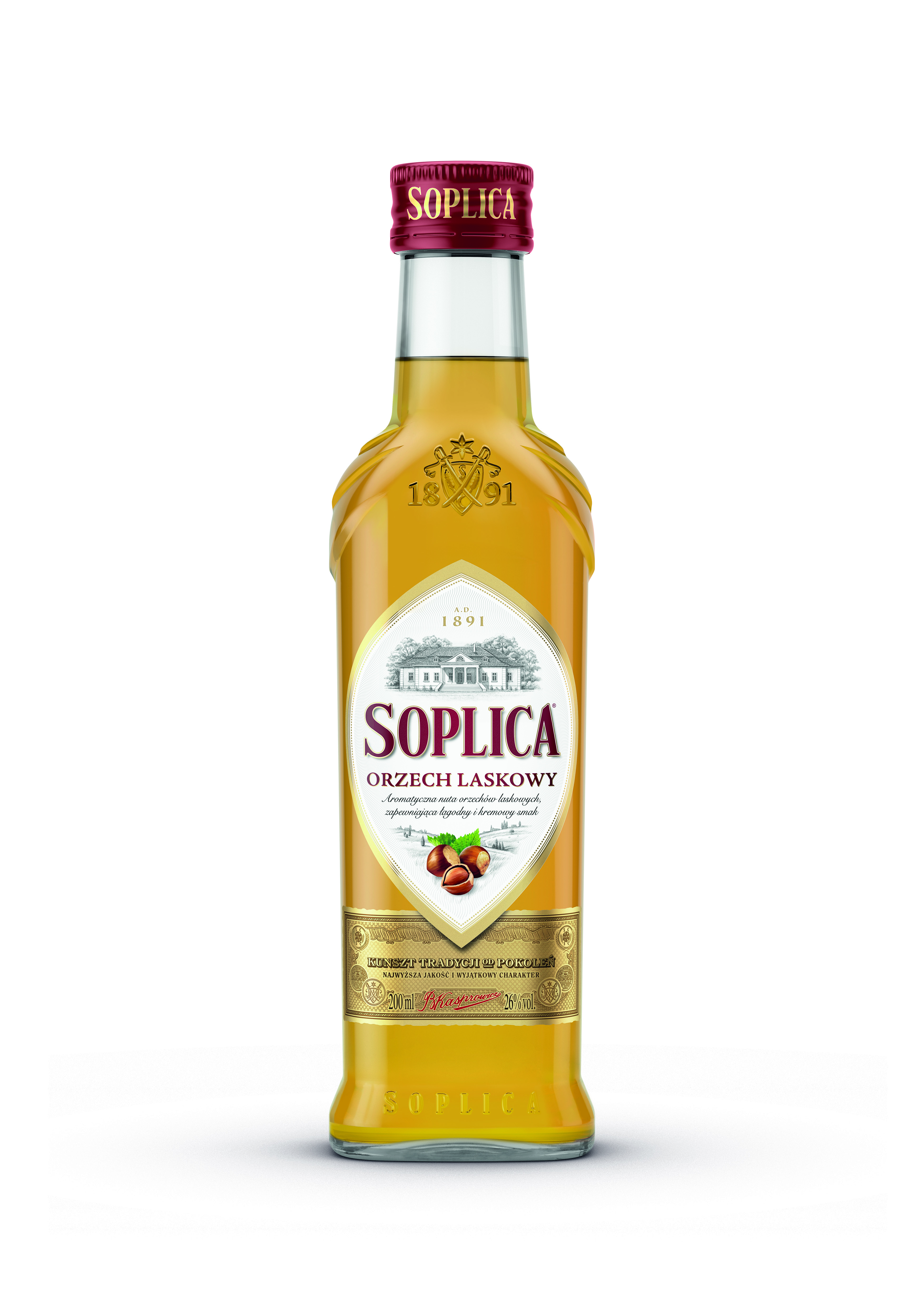 Likier Soplica O Smaku Orzecha Laskowego 26% 200 Ml