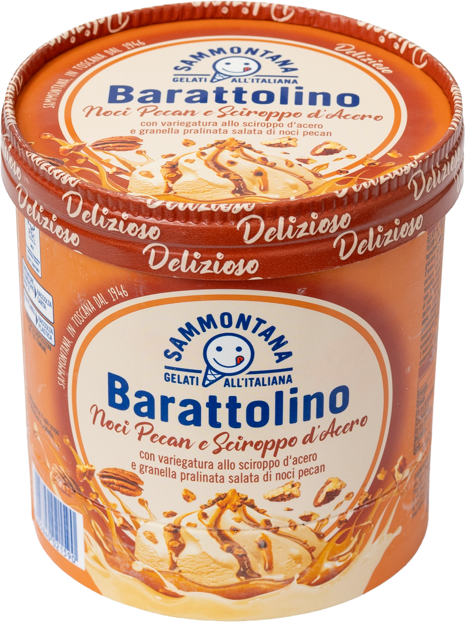Sammontana Lody Barattolino Orzechy Pekan I Karmel 800Ml/500G