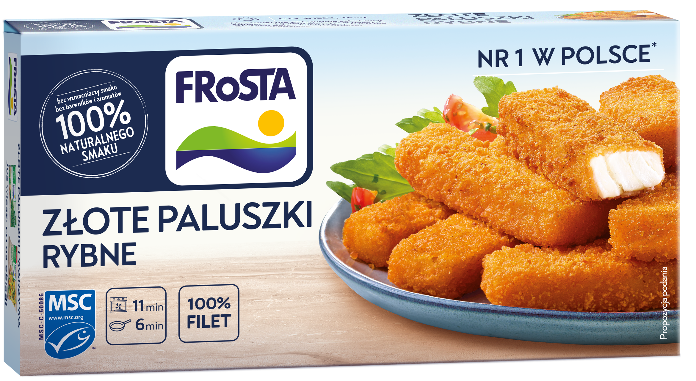 Frosta Złote Paluszki Rybne 300 G
