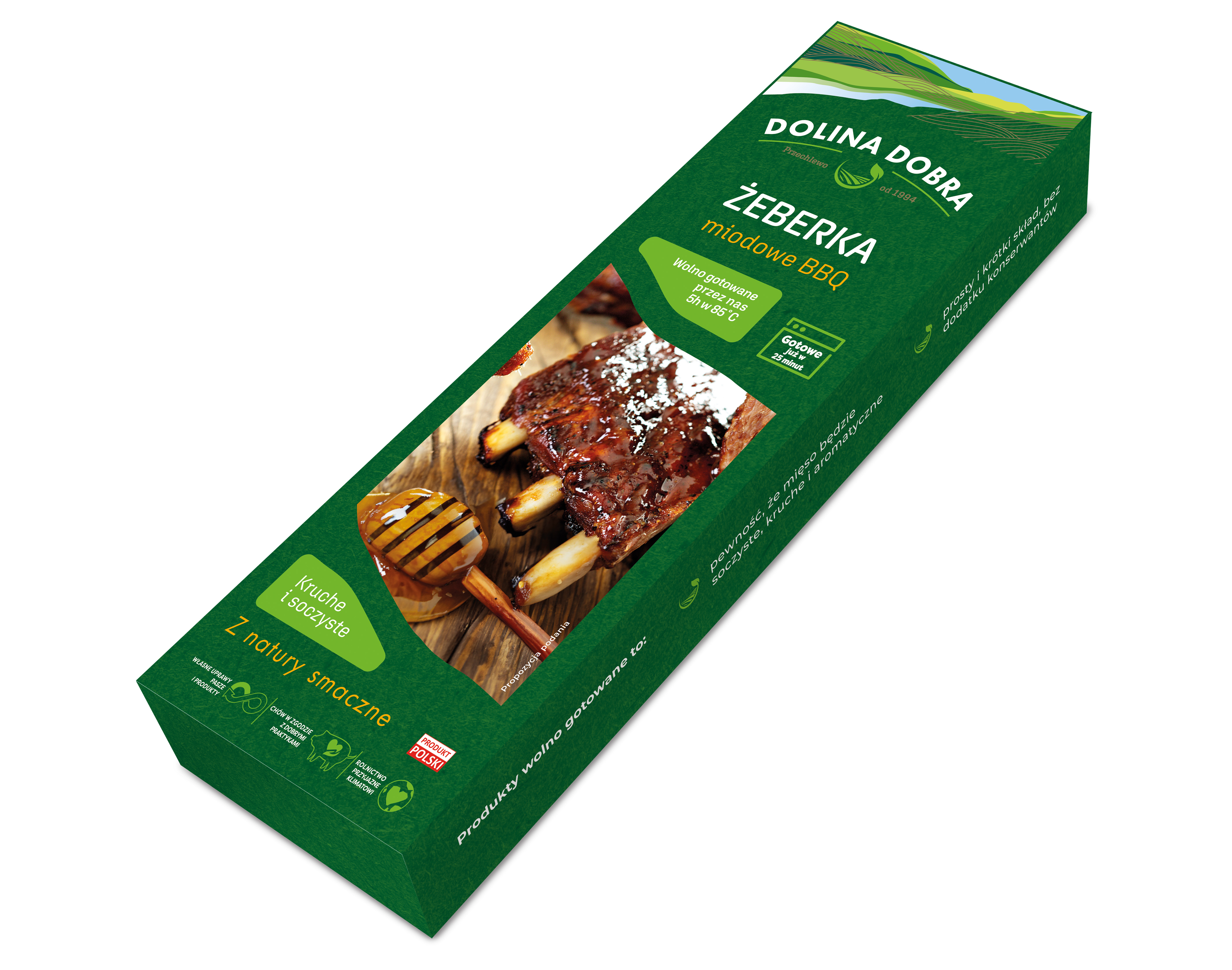 Żeberka Miodowe Bbq 580 G Dolina Dobra