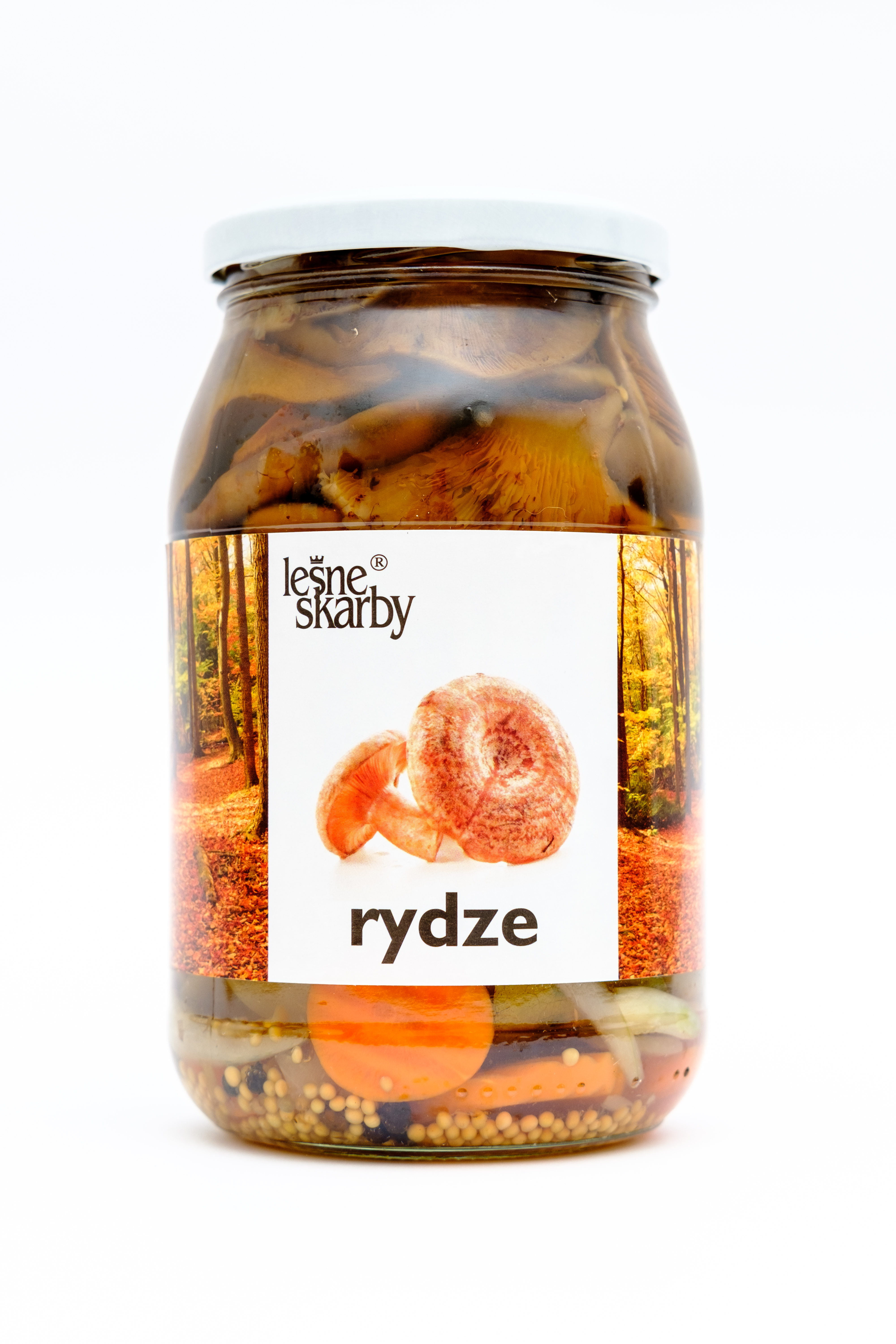 Kasol Leśne Skarby Rydze Marynowane Krojone 800 G