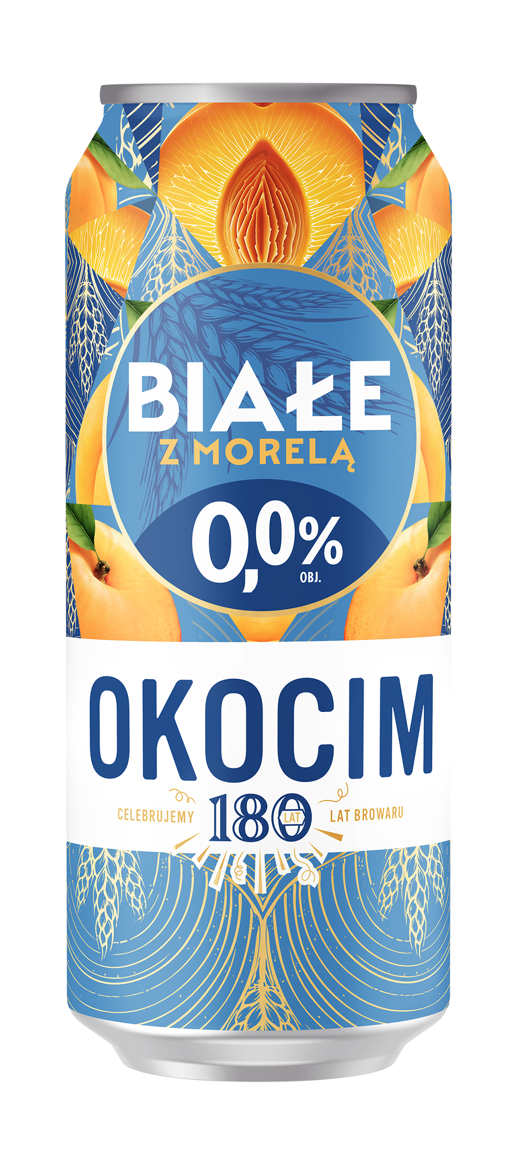 Okocim Białe Z Morelą 0,0% Puszka 500 Ml Sk