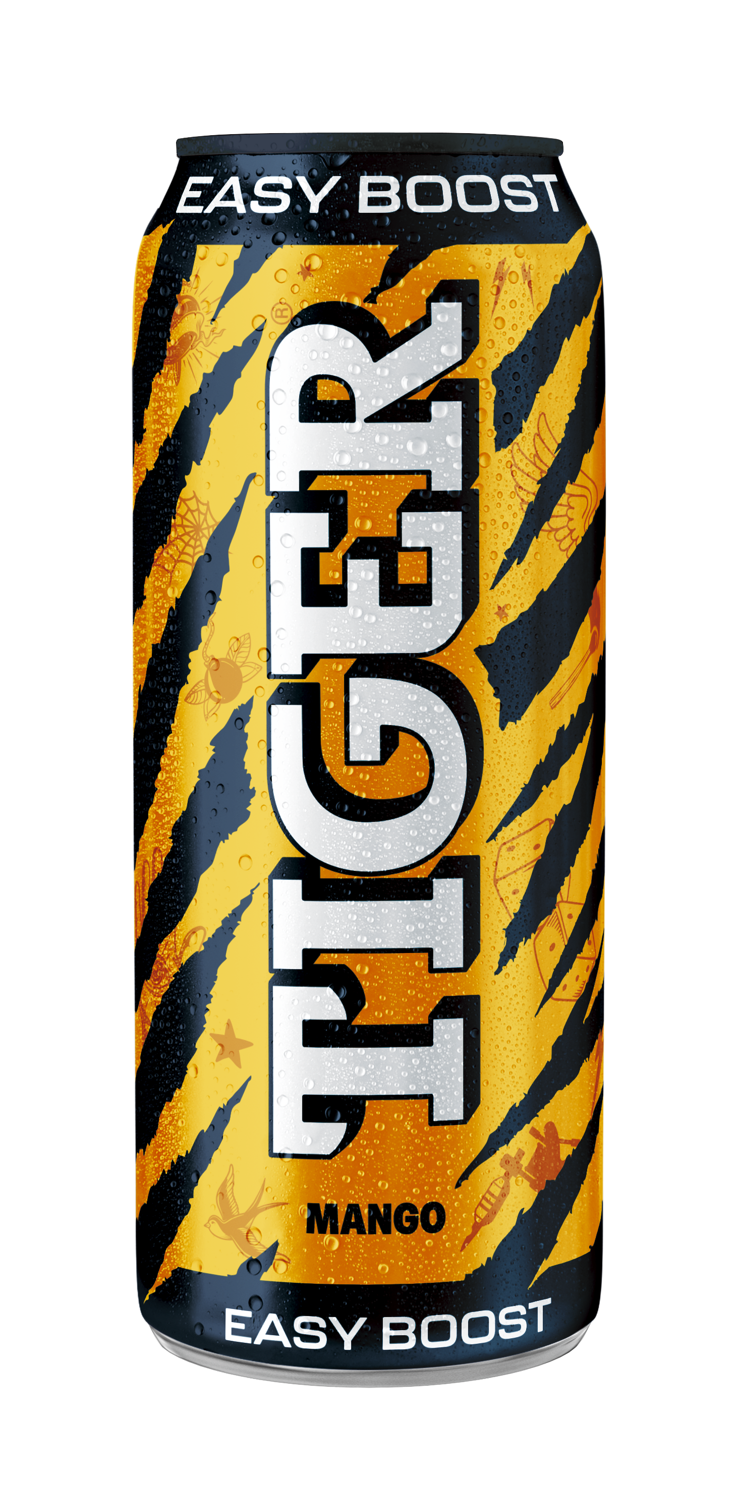 Tiger Juicy Line Gazowany Napój Owocowy O Smaku Mango 500 Ml