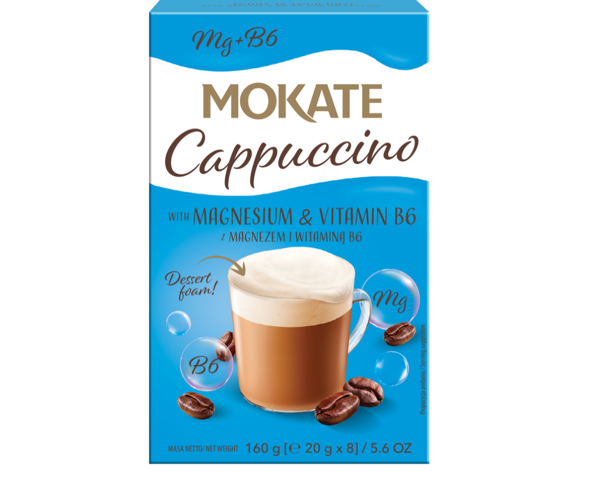 Mokate Cappuccino Z Magnezem 160 G (20 G X 8)