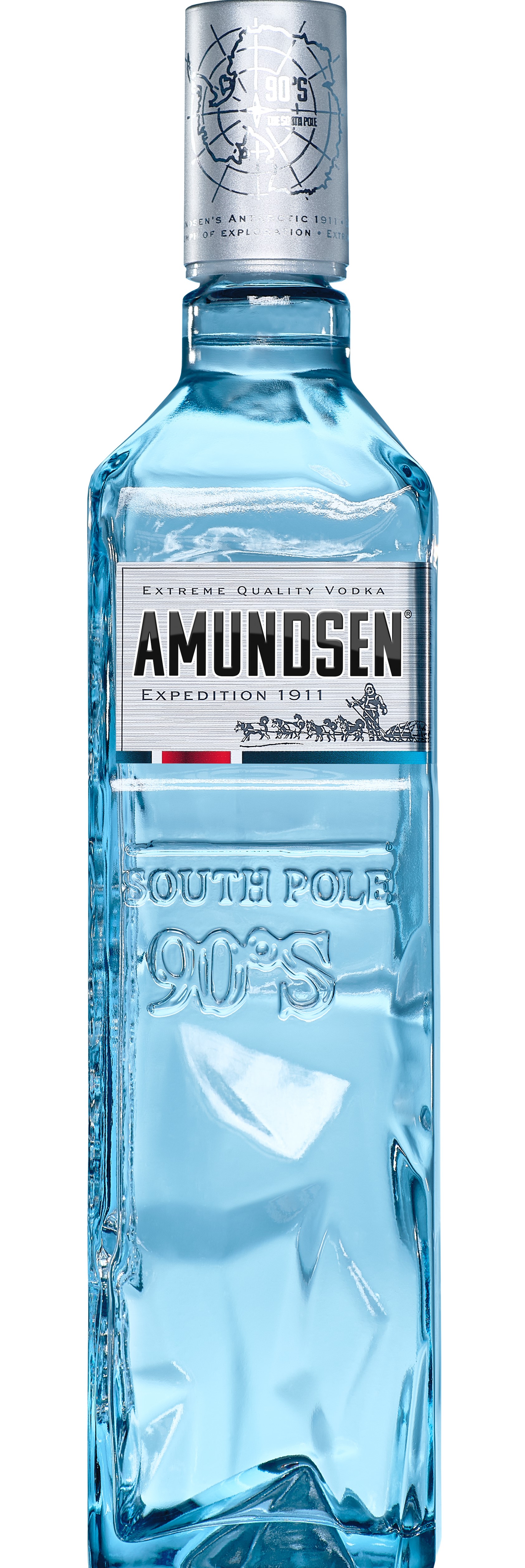 Amundsen Vodka 40% 500Ml + 2 Kieliszki 50 Ml