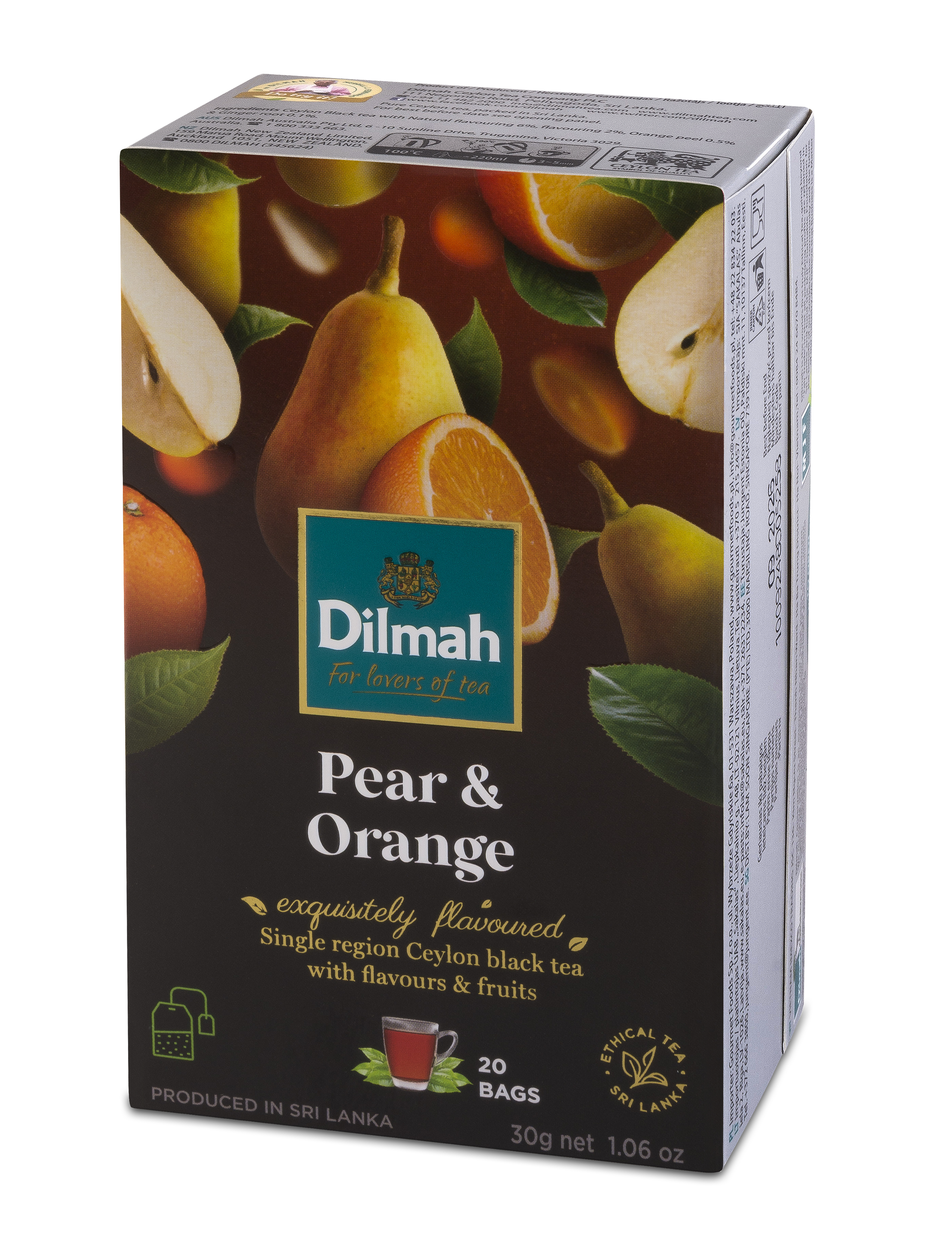 Dilmah Pear & Orange Flavoured Black Tea 20X1,5 G