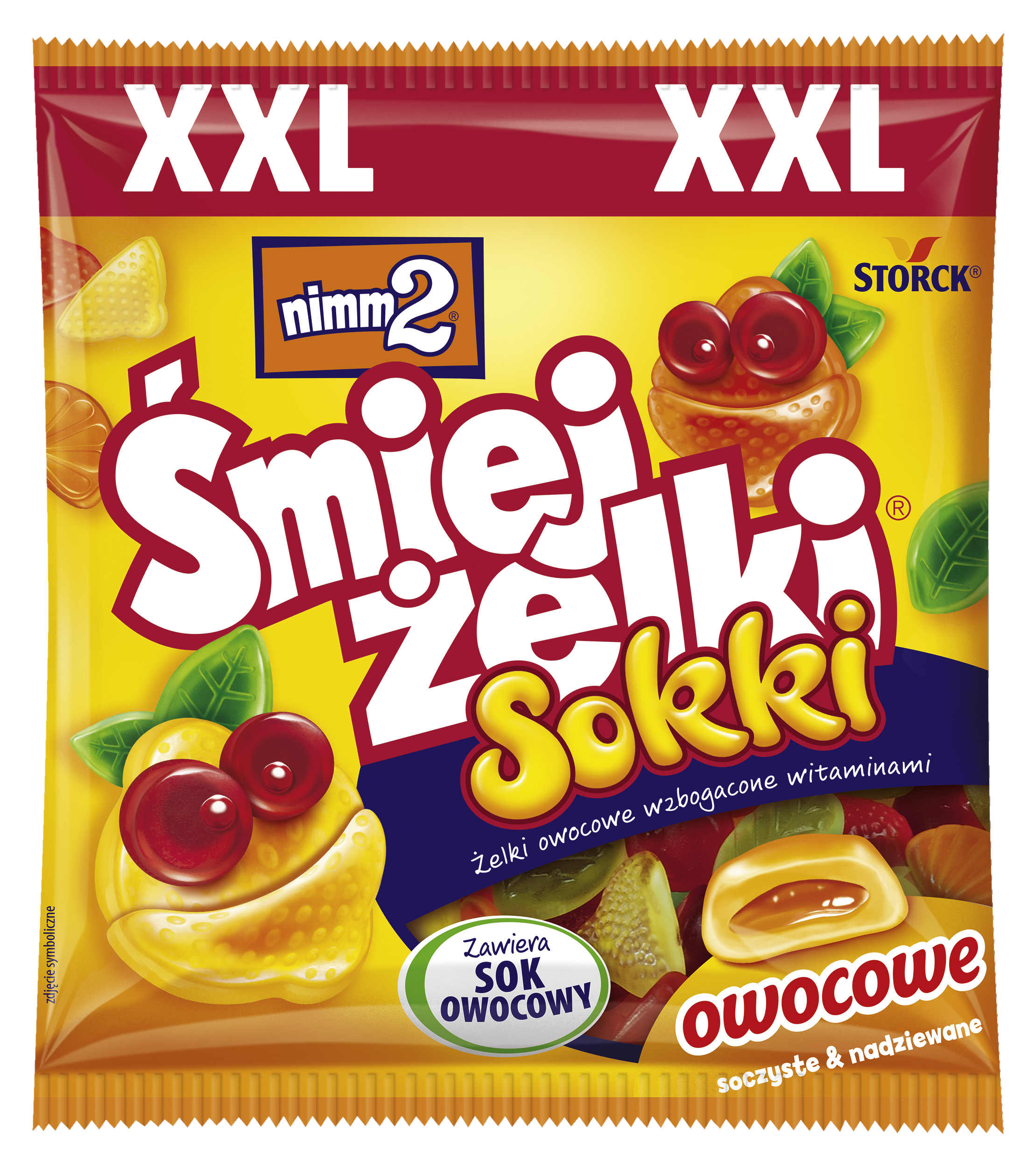 Nimm2 Śmiejżelki Sokki 165G
