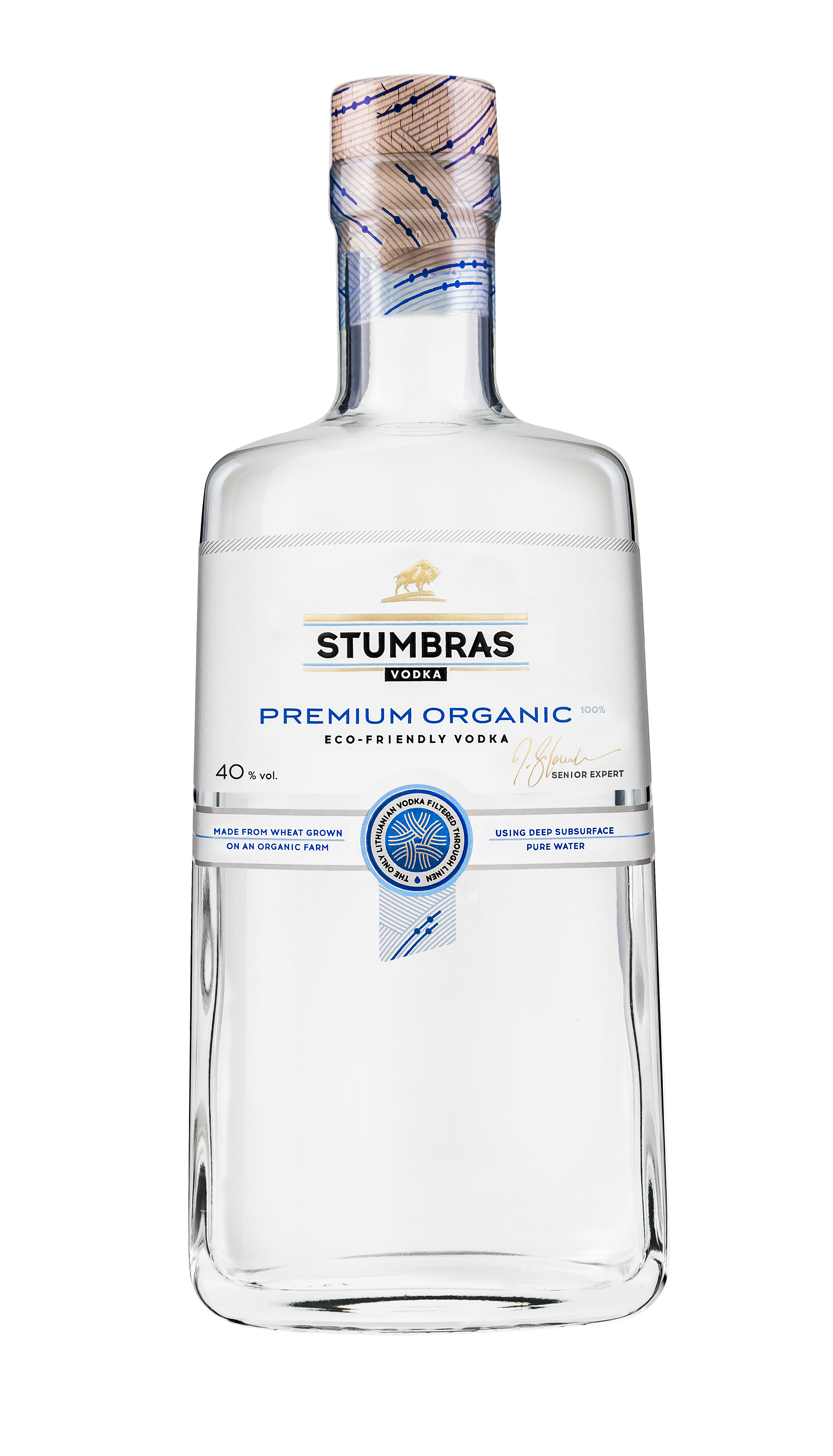 Stumbras Premium Organic 40% 700 Ml