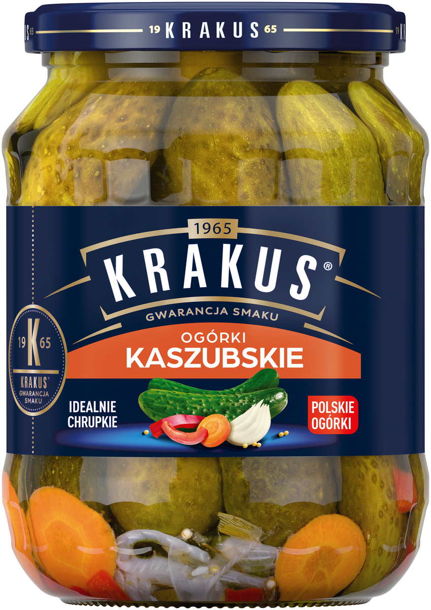 Krakus Ogórki Konserwowe Kaszubskie 670G
