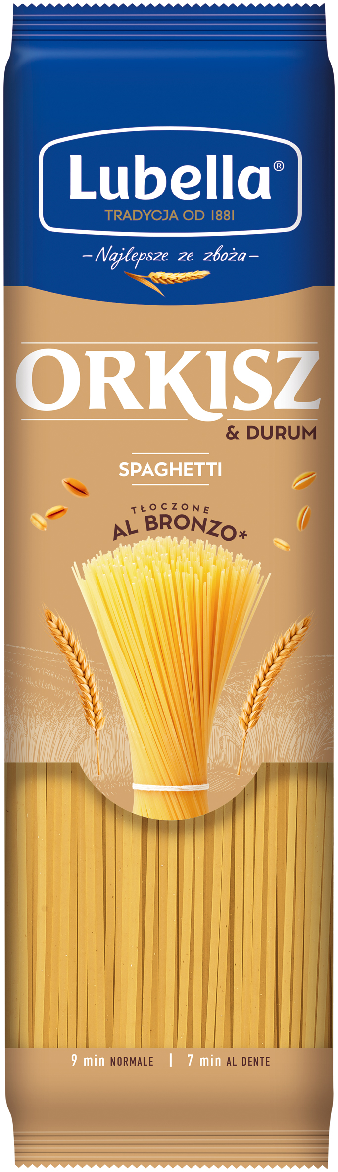 Lubella Orkisz Makaron Spaghetti 400G