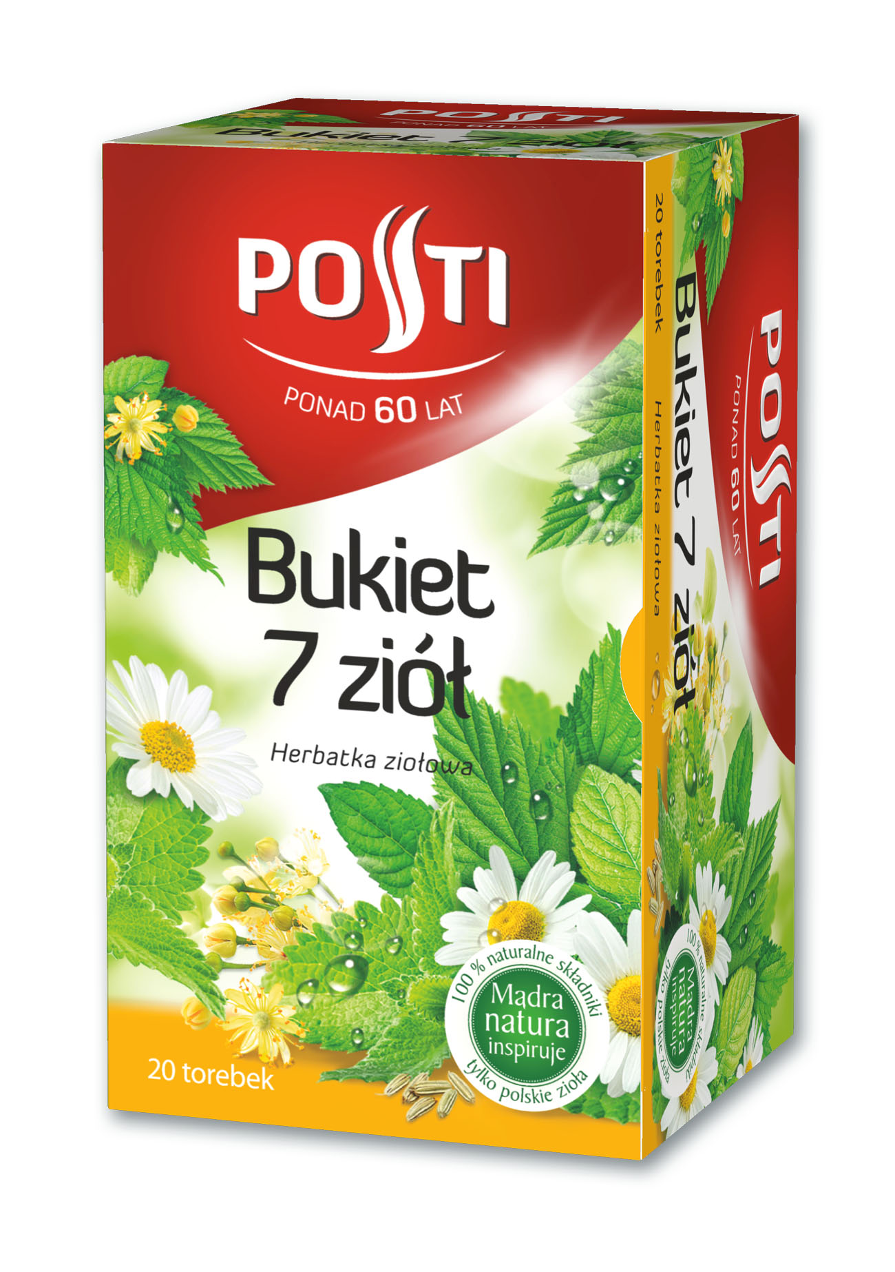Posti Bukiet 7 Ziół Ekspresowa Ziołowa 20 X 1,5 G