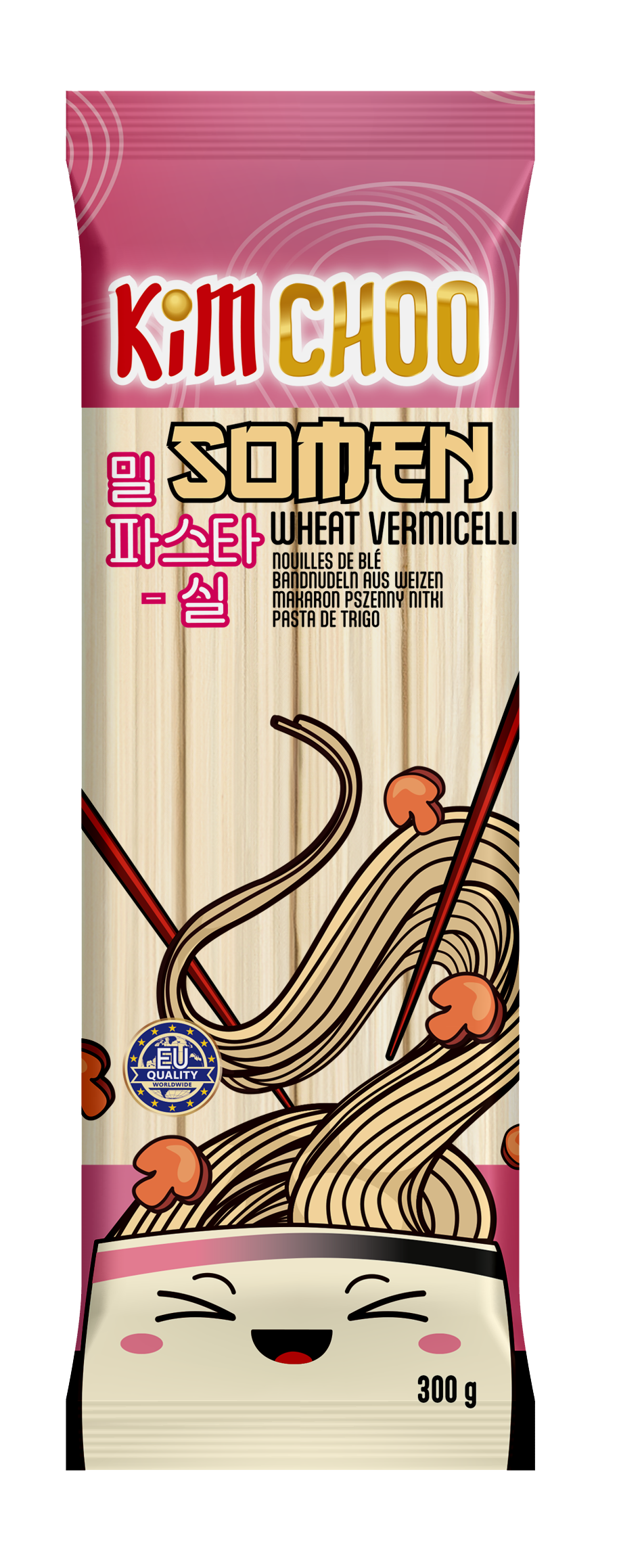 Kimchoo - Makaron Pszenny Nitki - Somen 300G/48