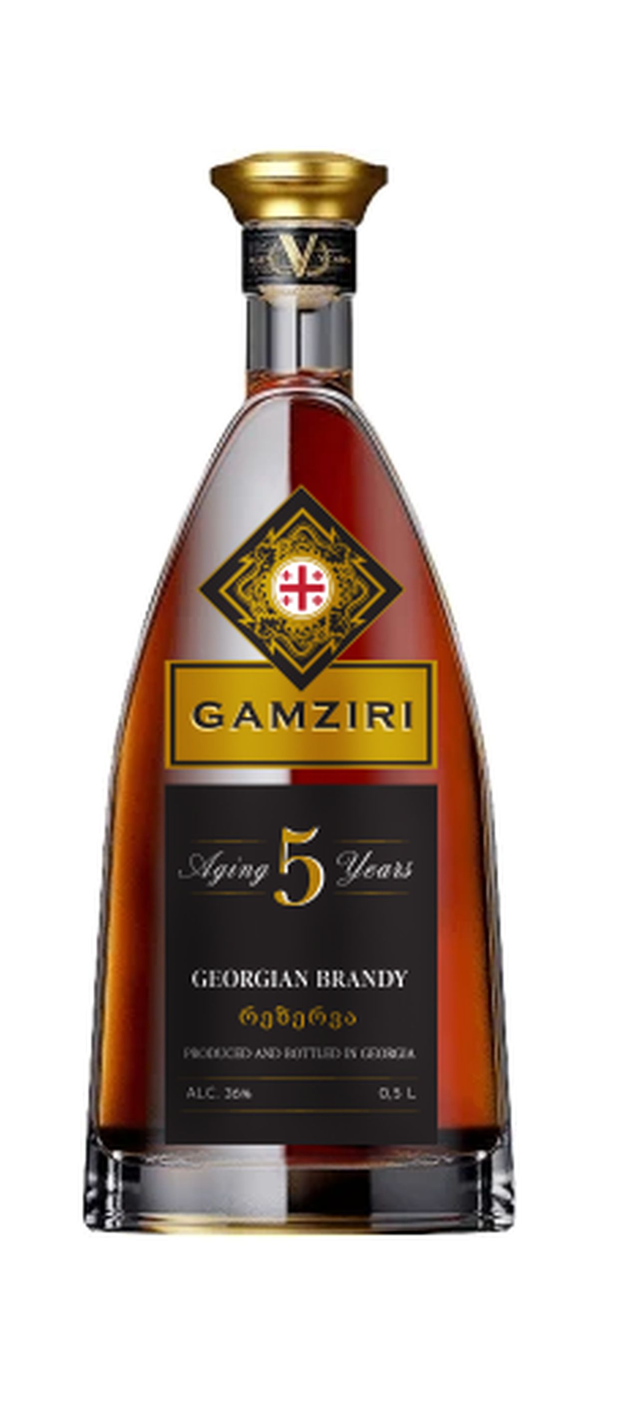 Gamziri Brandy Aging 5 Years 36% 500Ml