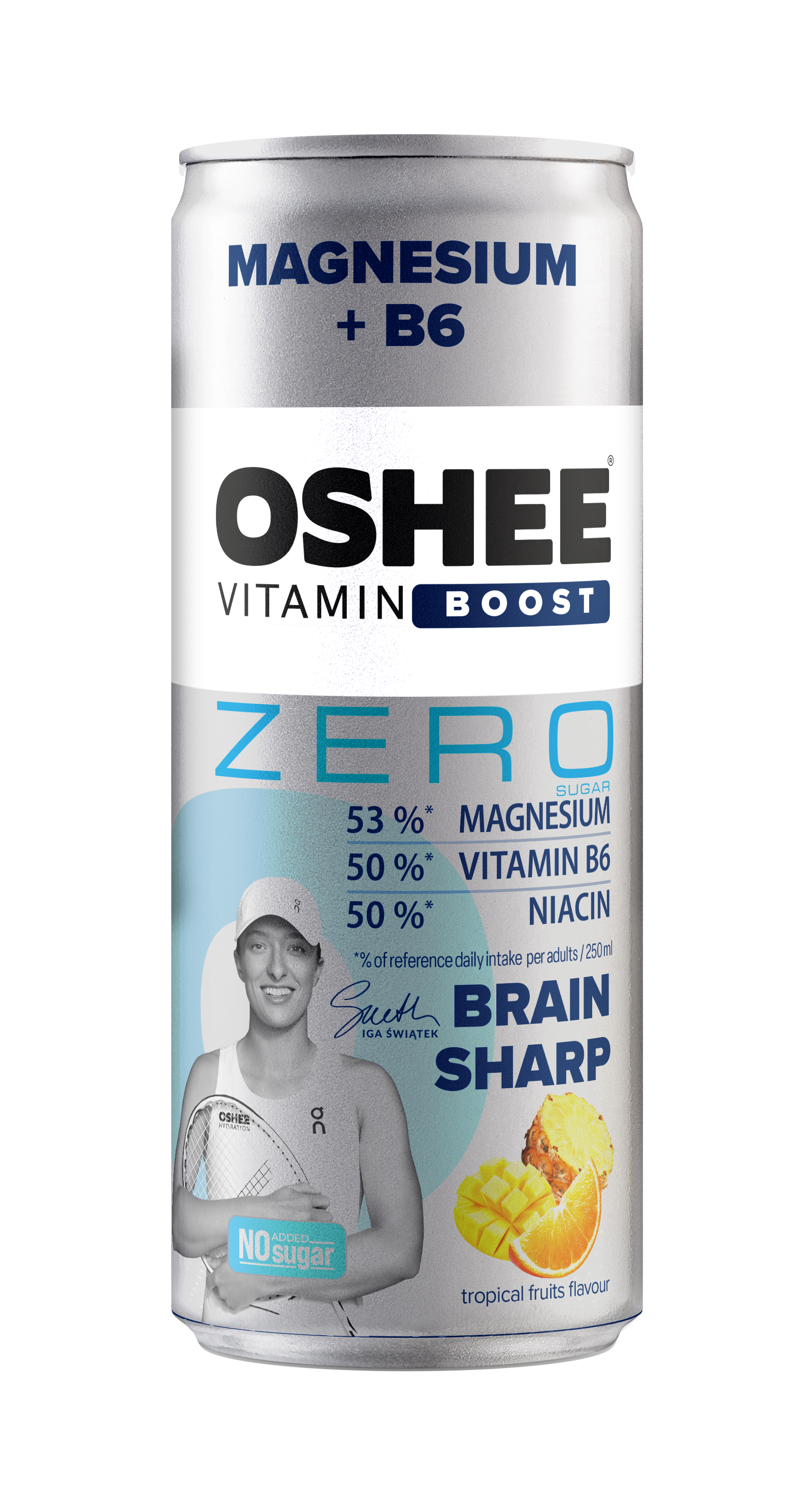 Oshee Vitamin Boost Magnesium + B6 Zero 250Ml