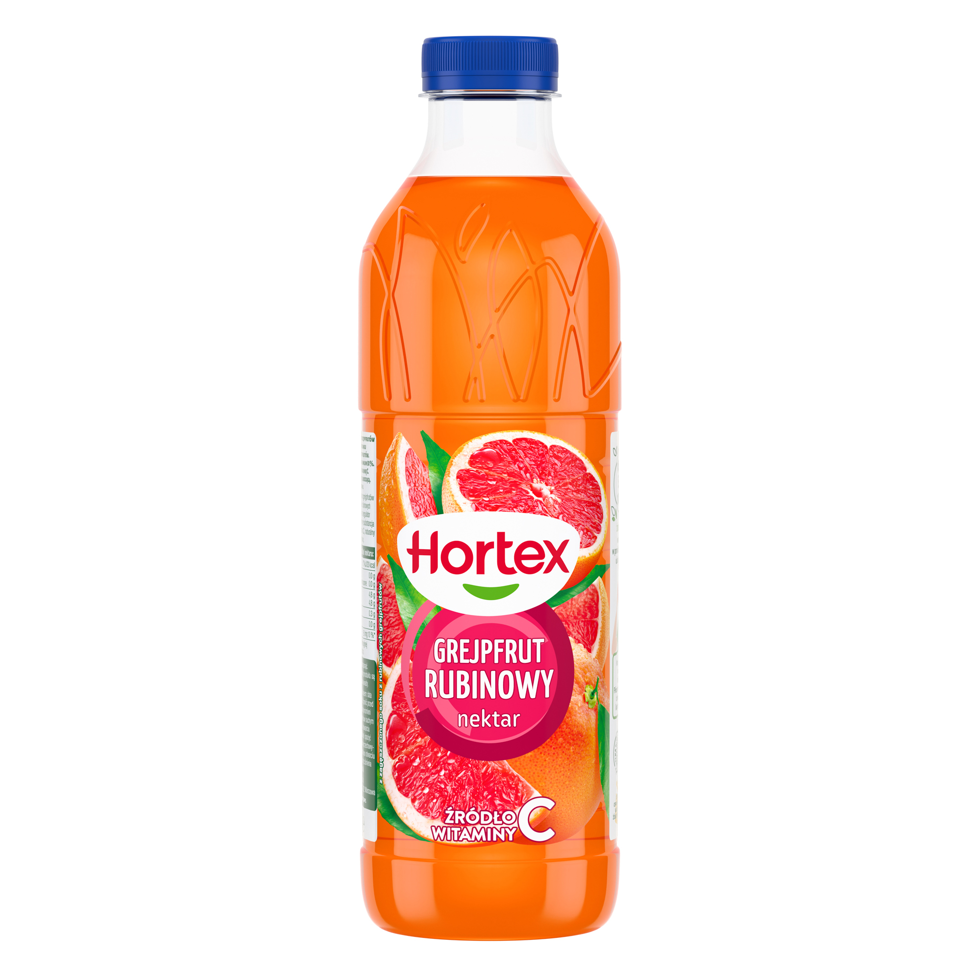 Hortex Nektar Grejpfrut Rubinowy Butelka Pet 1L Kaucja