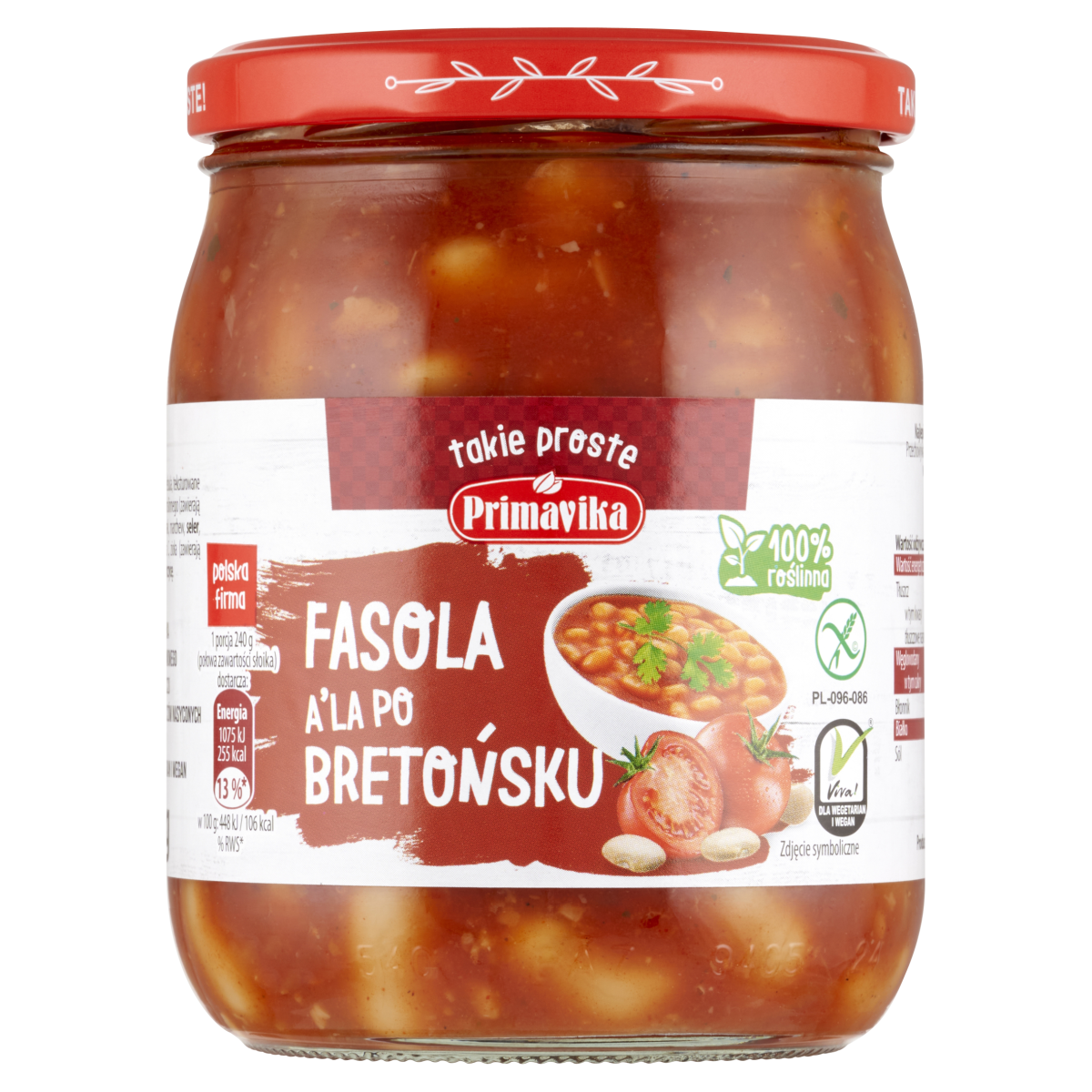 Primavika Fasola A’La Po Bretońsku 480 G