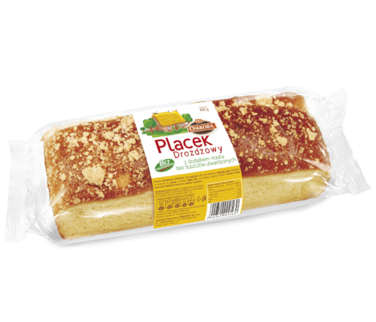 Oskroba Placek Drożdżowy 400G