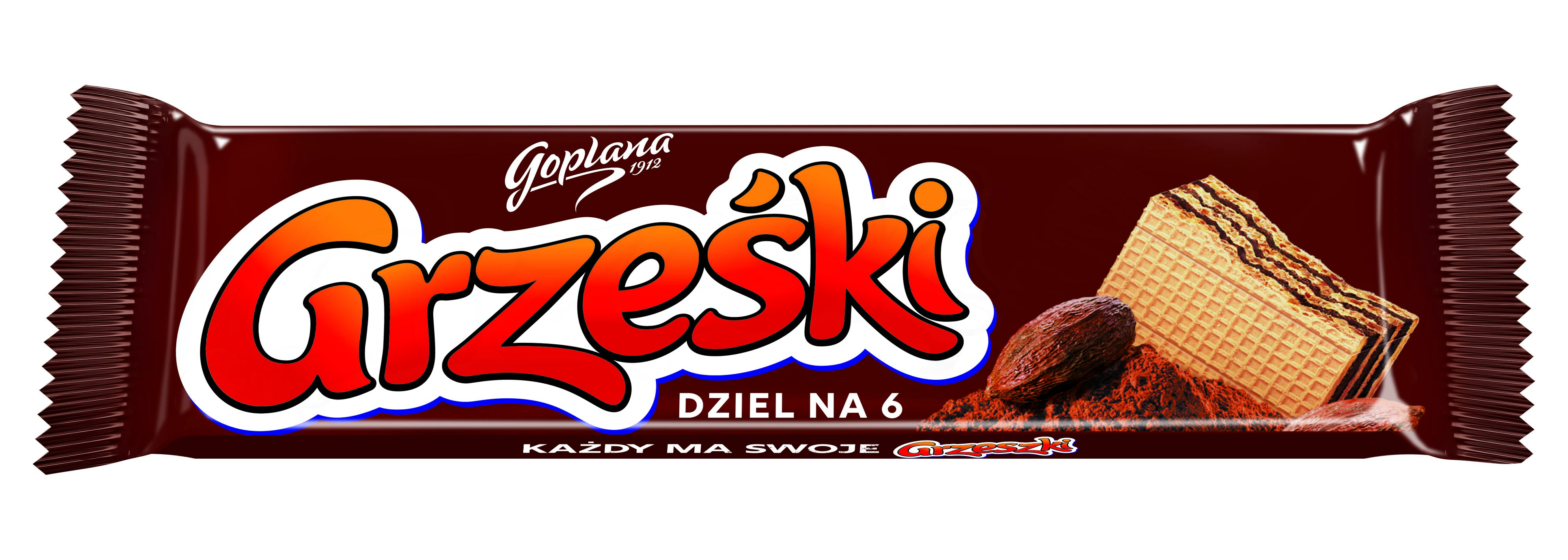 Grześki Dziel Na 6 Kakaowe Wafel Przekładany Kremem Kakaowym 26 G