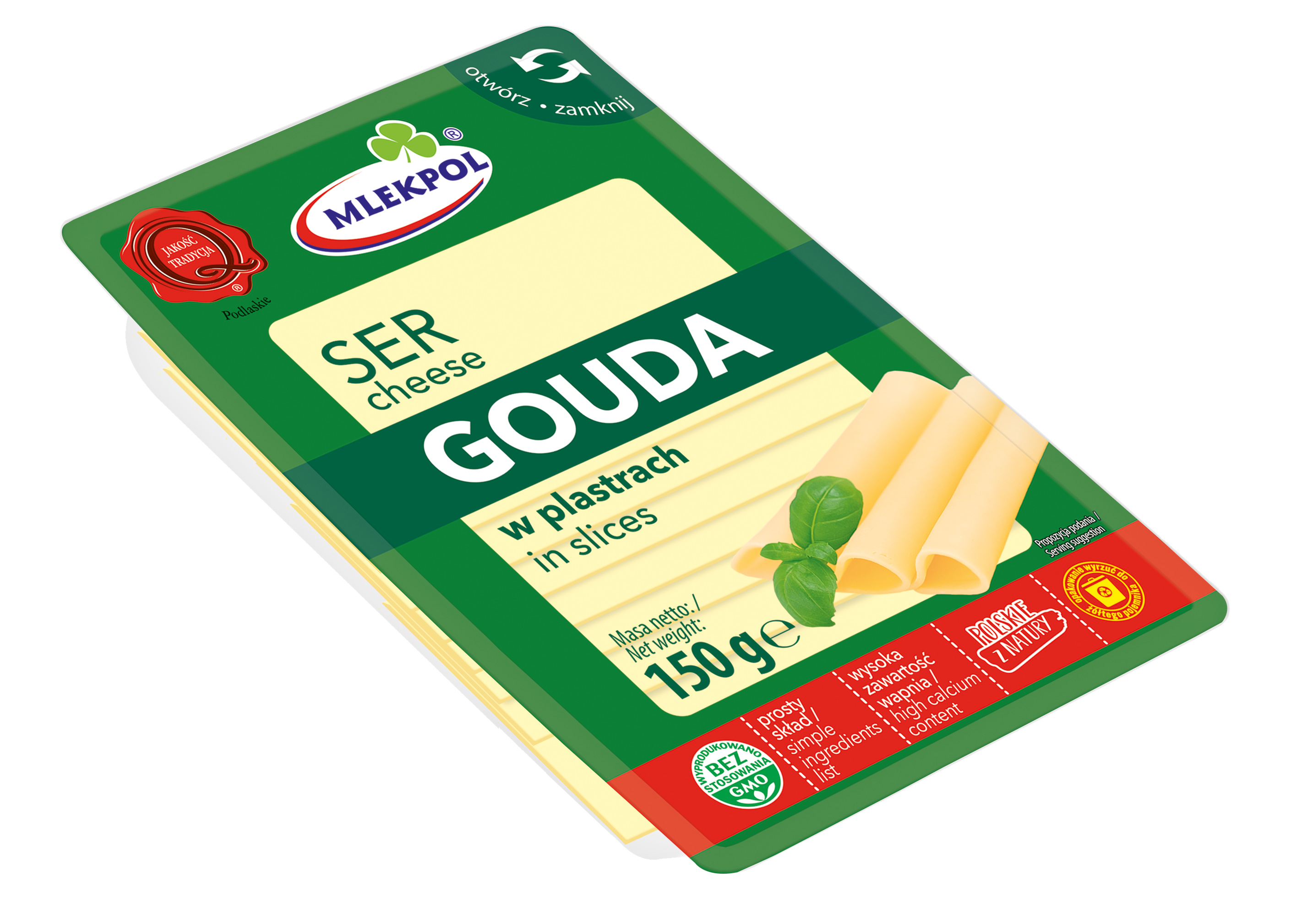 Ser Gouda Plastry Sm Mlekpol 150G
