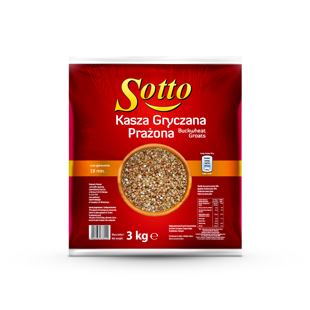Sotto Kasza Gryczana 3Kg